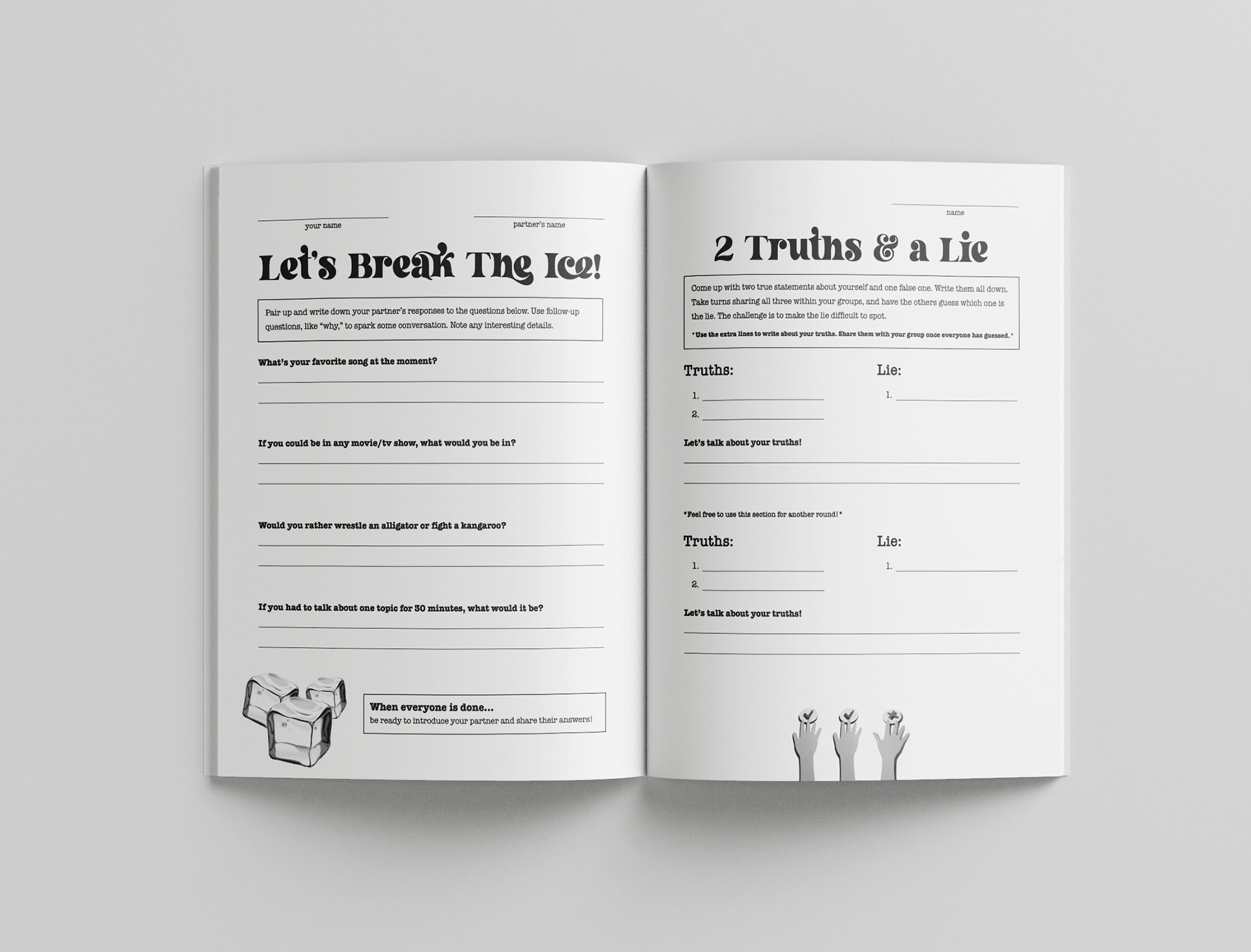 Program Activity Worksheets