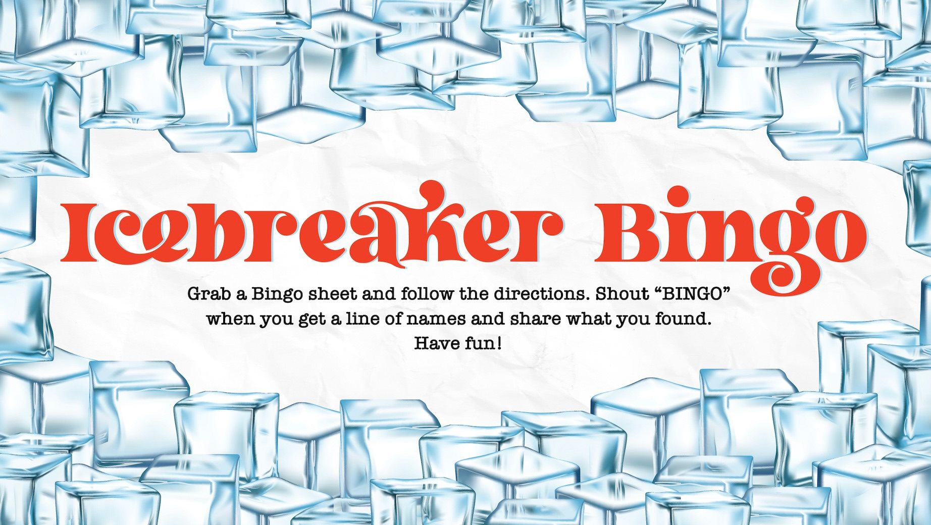 Icebreaker Activity Presentation Slide