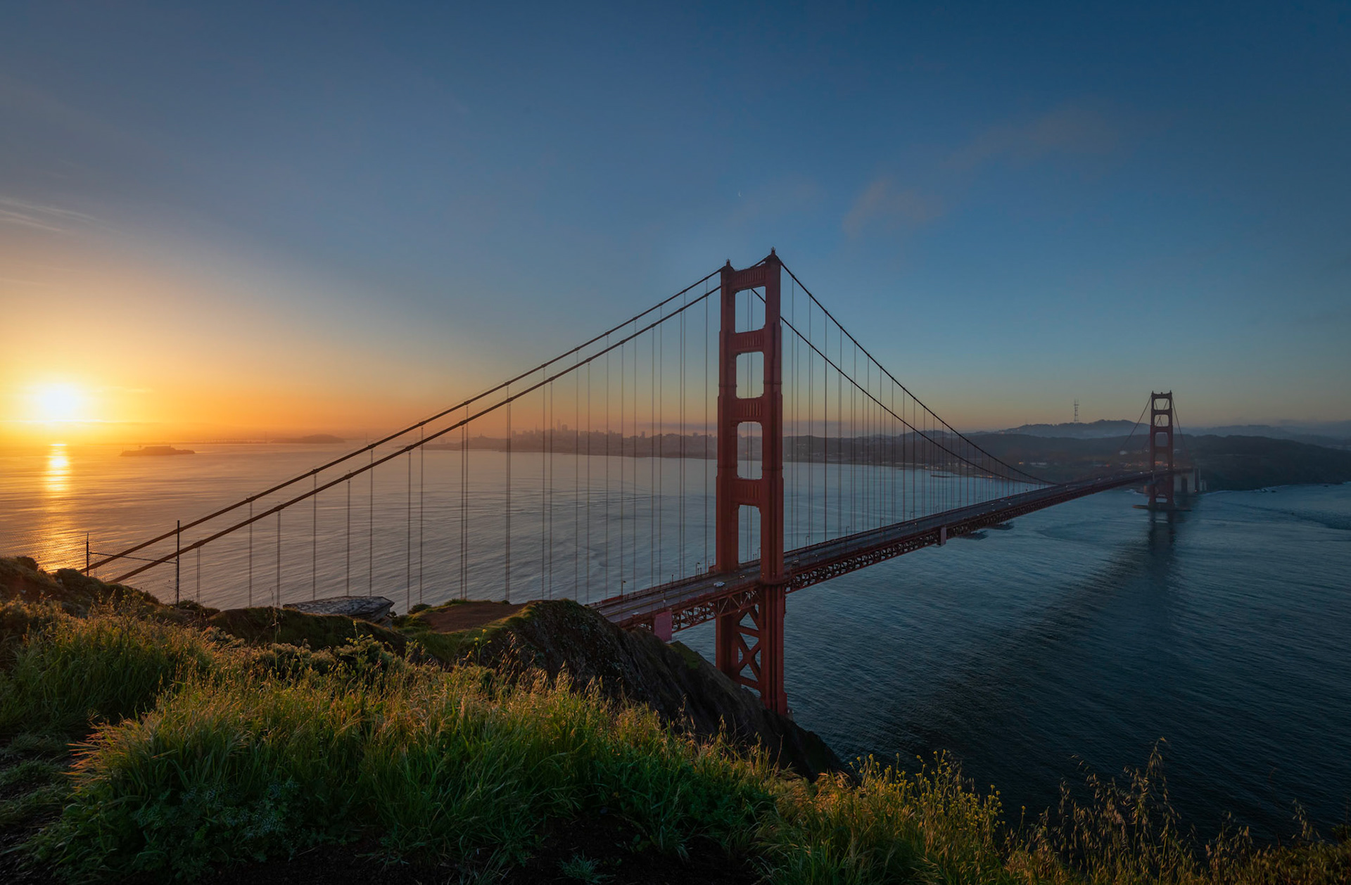 Golden Gate Bridge at Sunrise