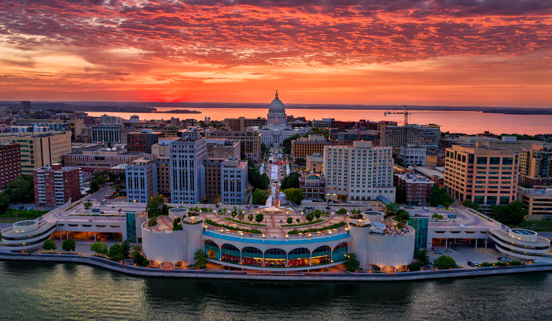 Madison at Sunset