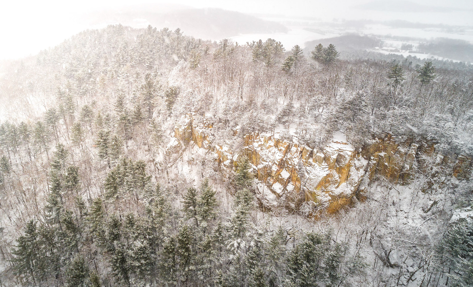 Gibraltar Rock - Winter