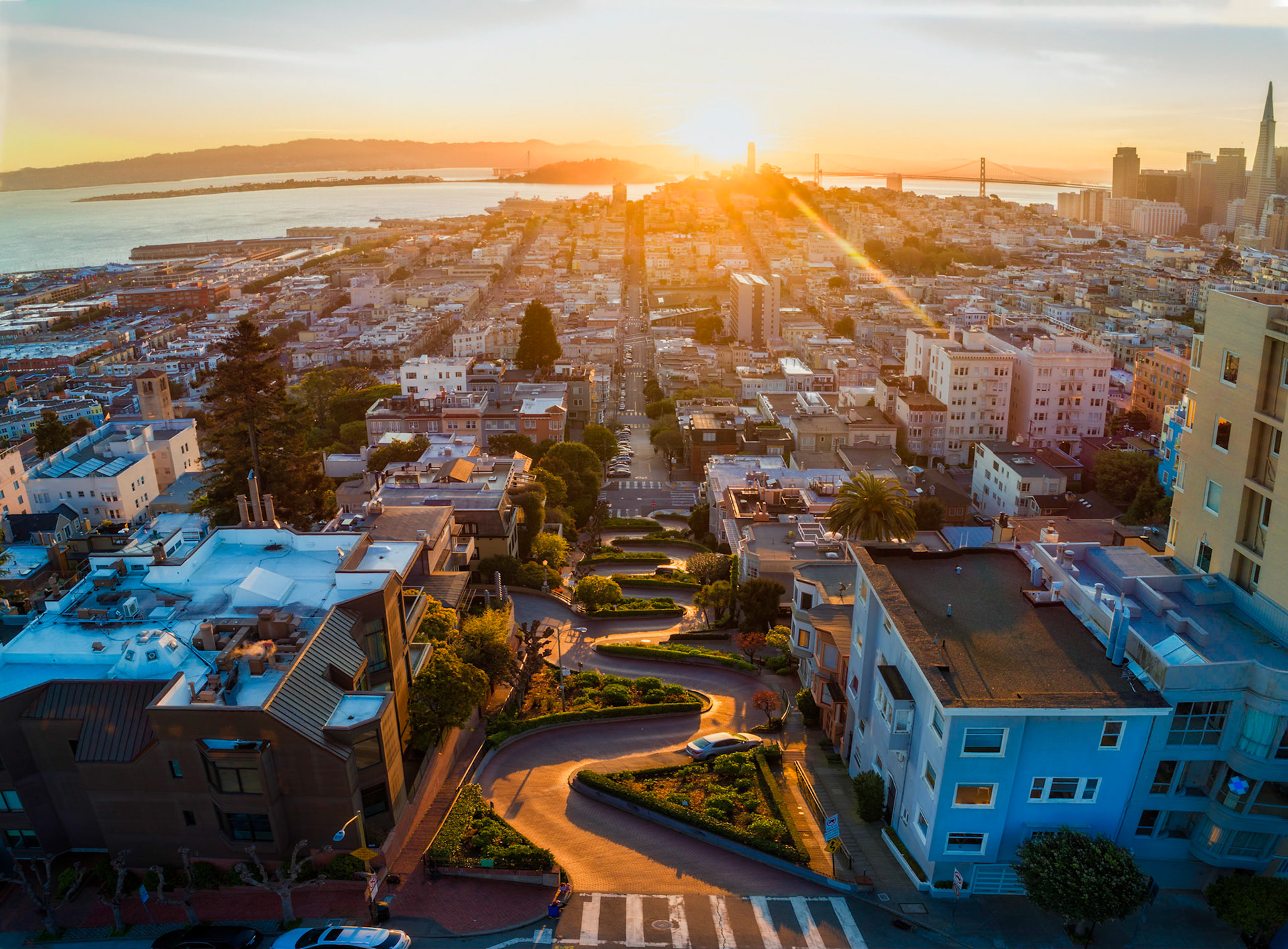 Lombard Street Sunrise