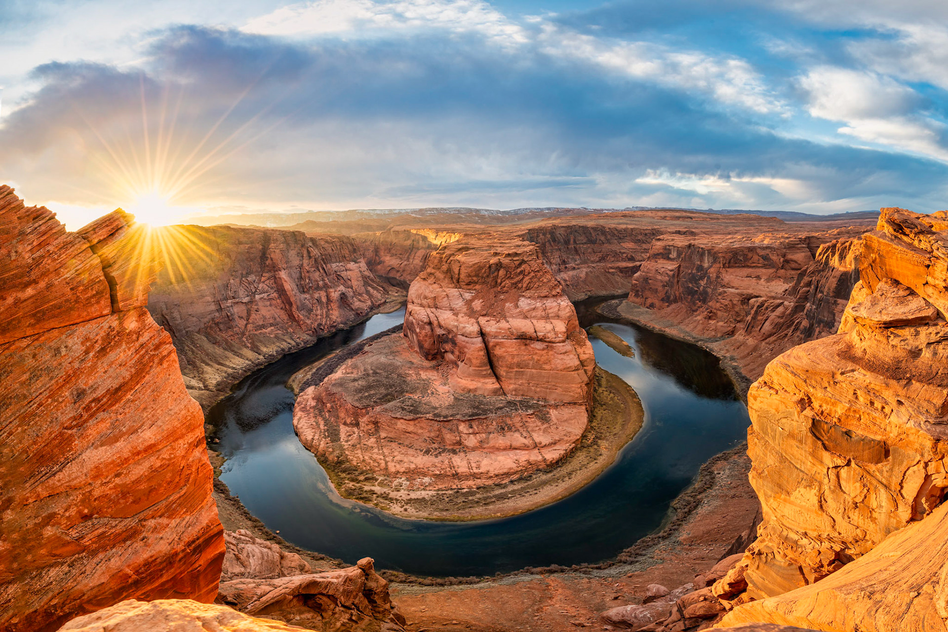 Sunset at Horsehoe Bend
