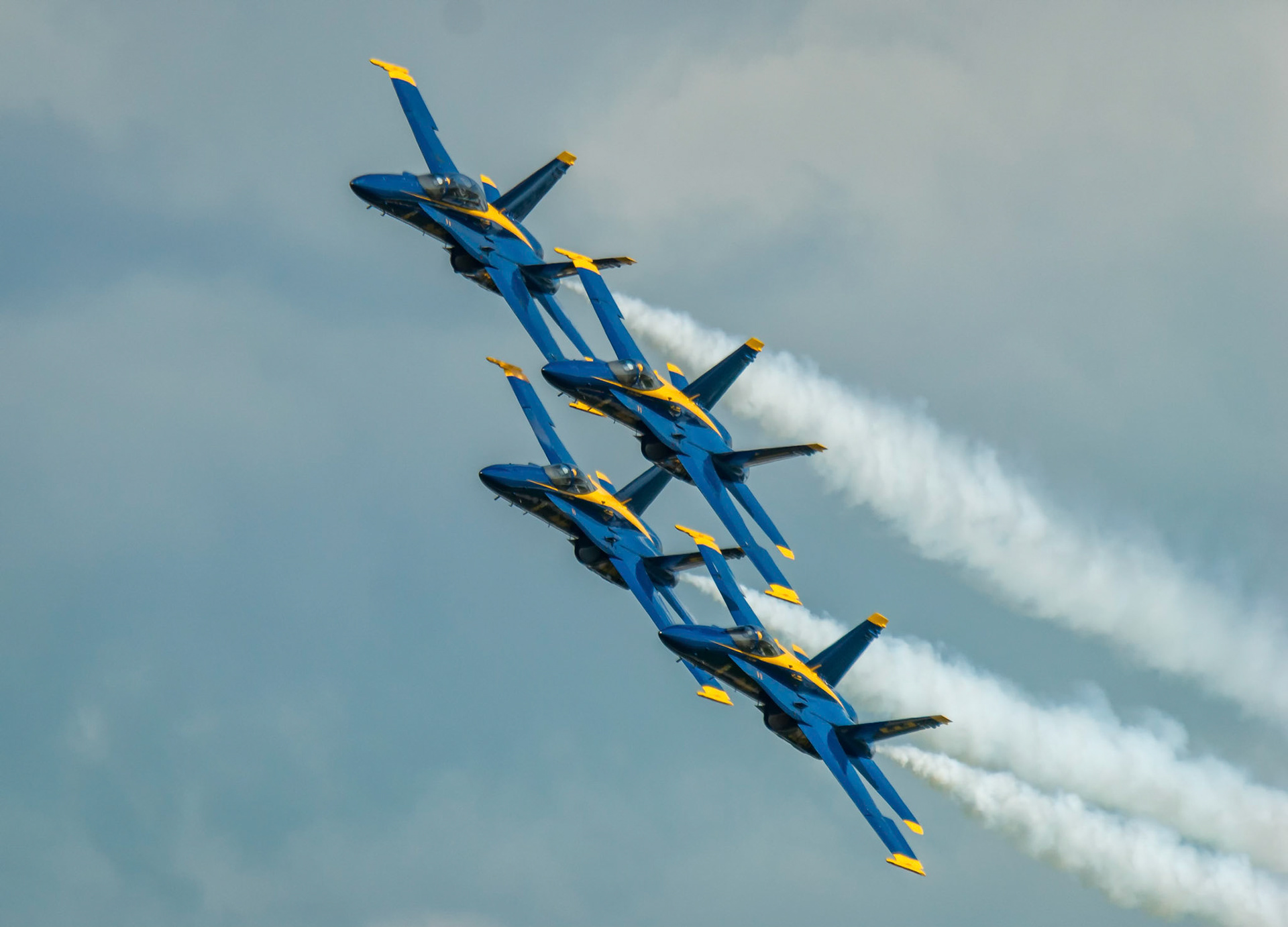 US Navy Blue Angels-Close Formation