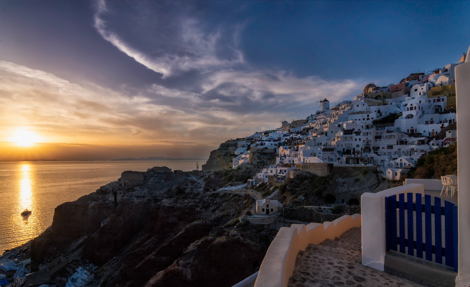 Sunset in Oia