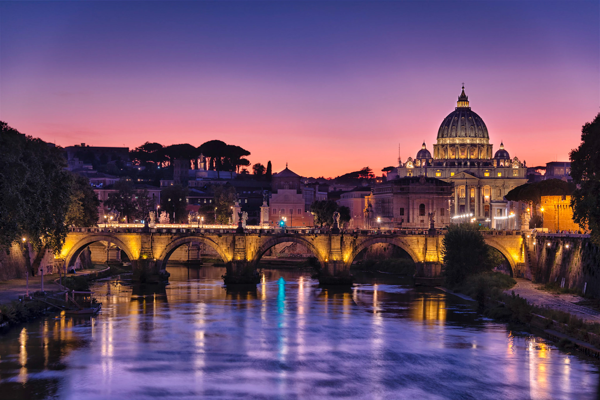The Vatican at Dusk