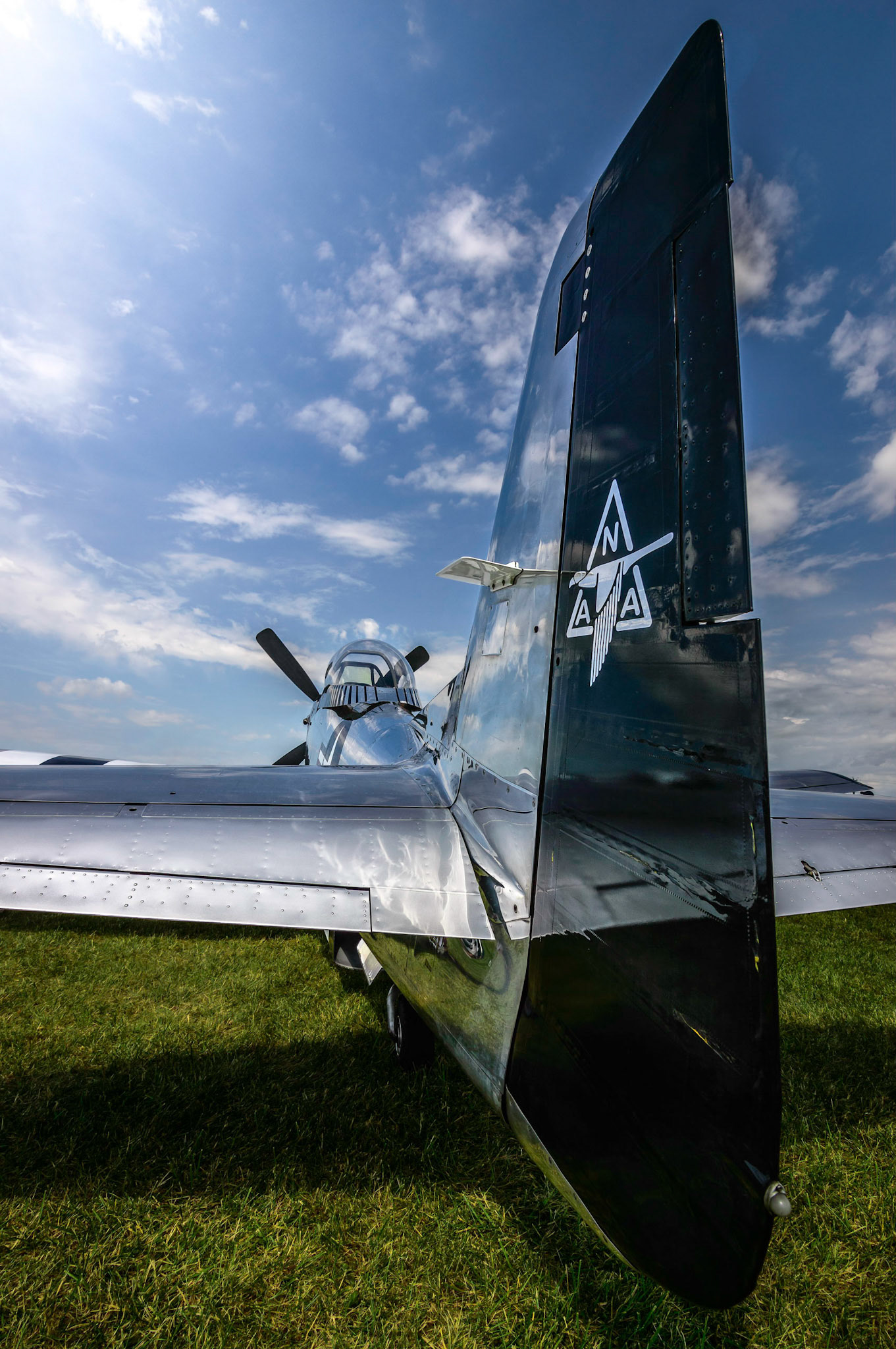 North American P-51 Mustang-Tail