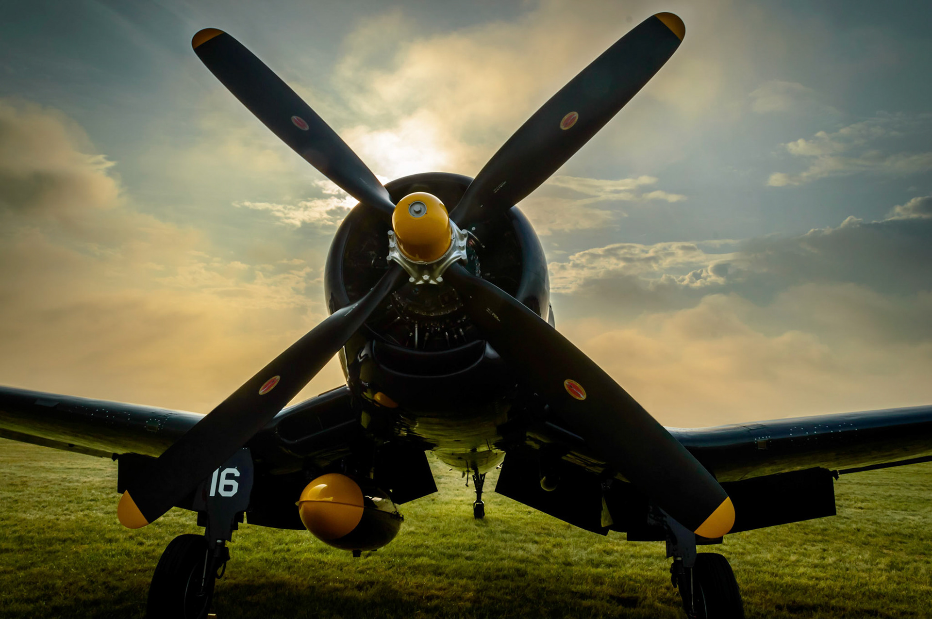F4U Corsair Sunrise