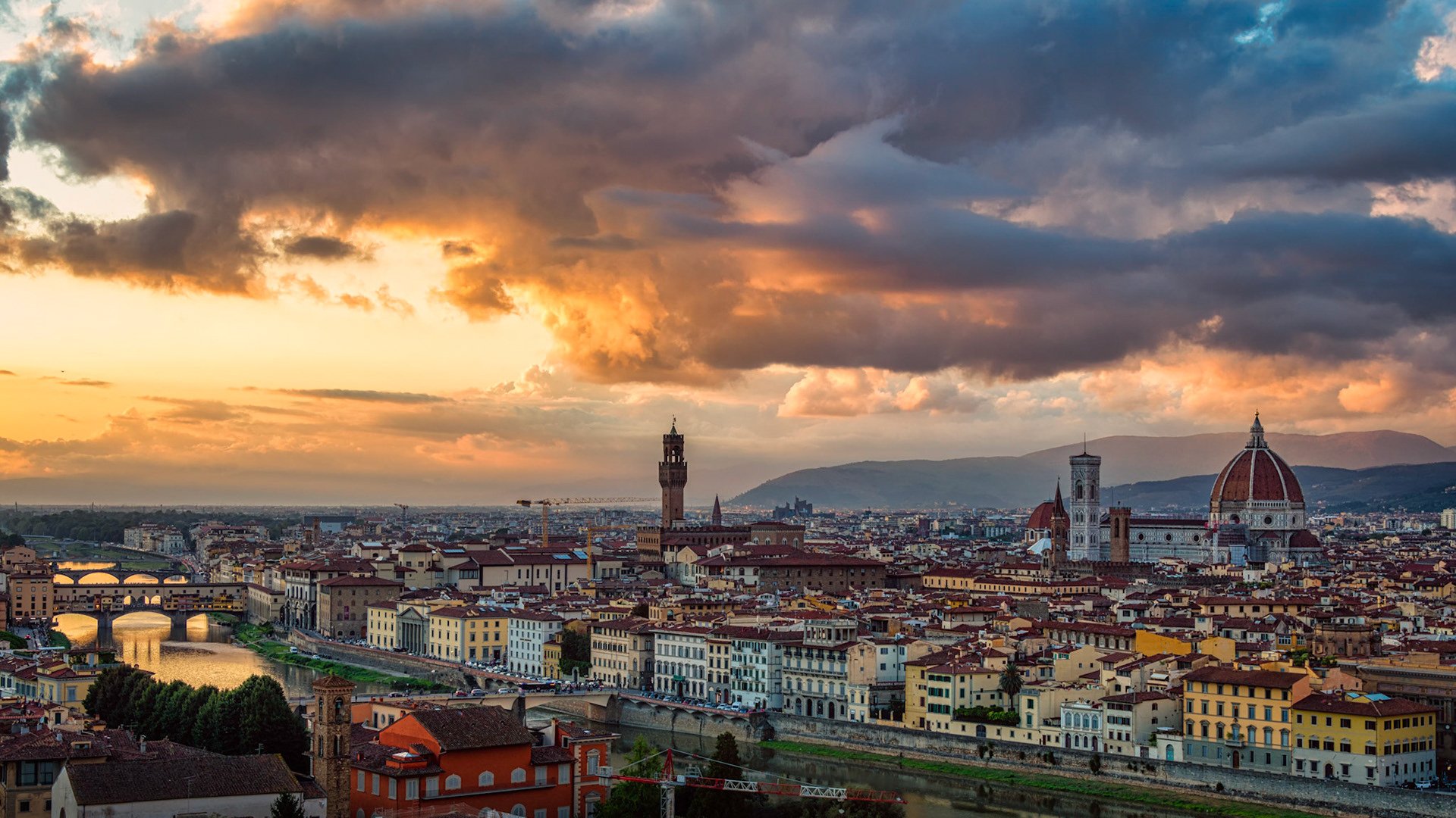 Florence at Sunset