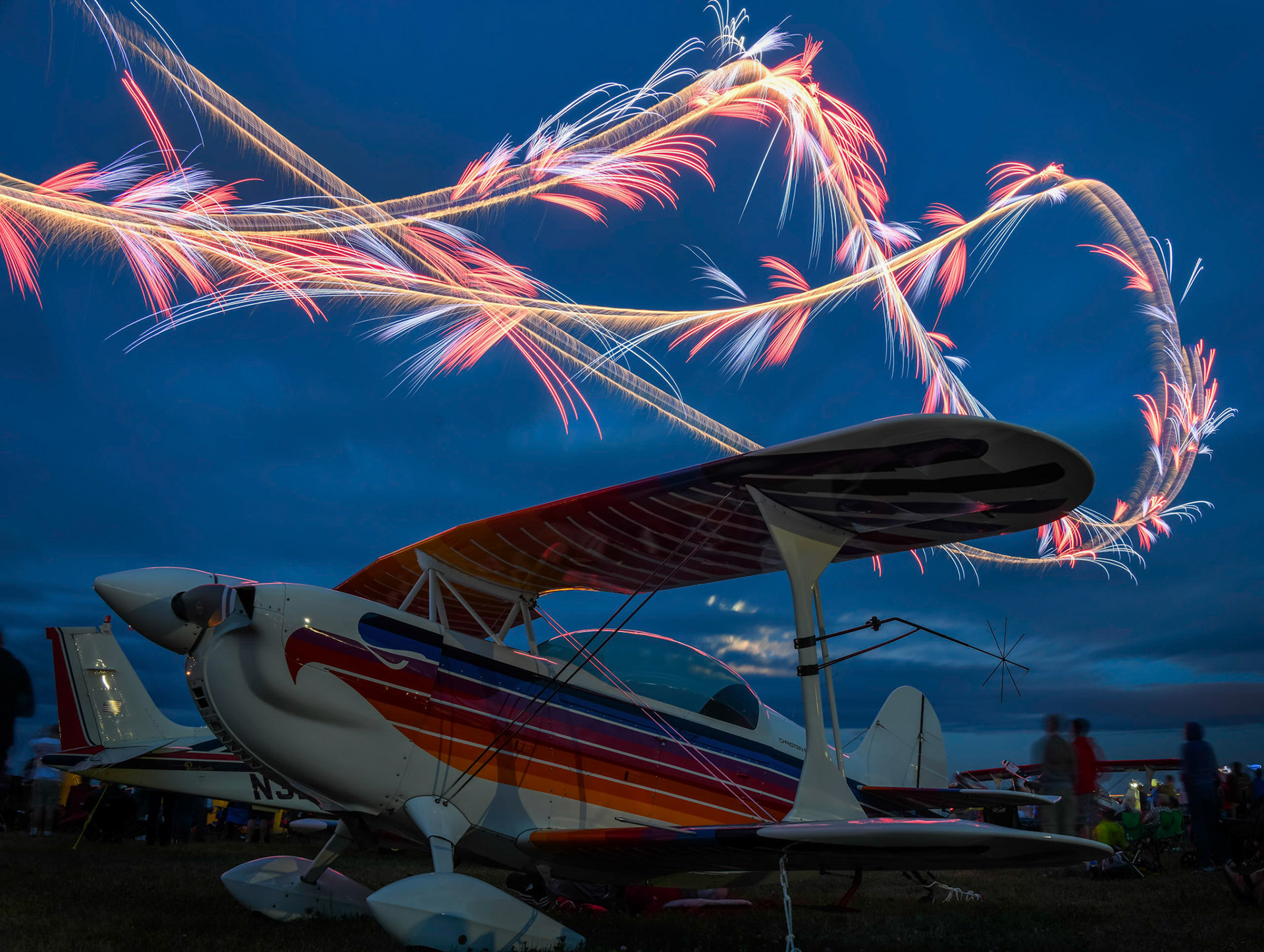 Christen Eagle at Dusk