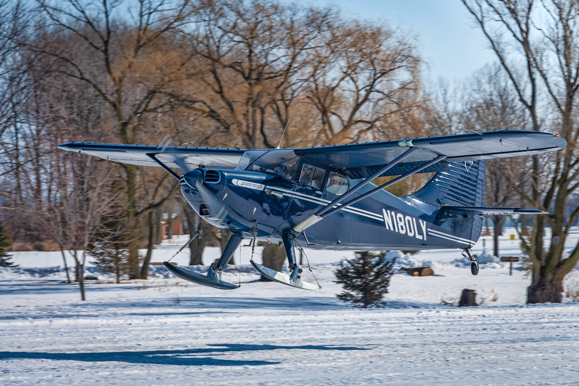 Stinson on Skis