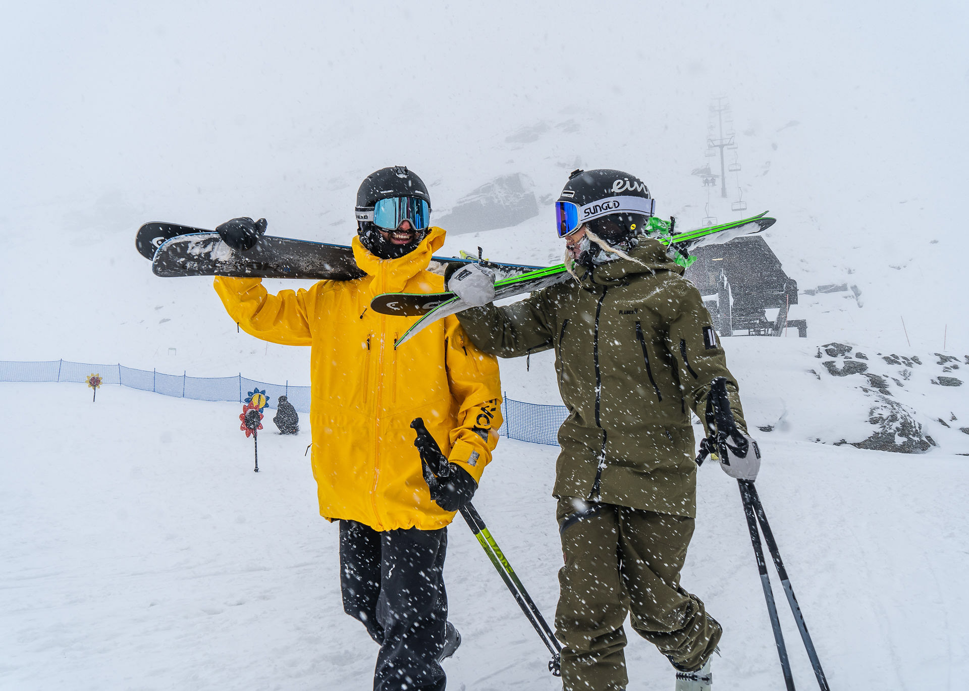 Client: The Remarkables Queenstown. Skiers: Blake Marshall & Hannah Wilson