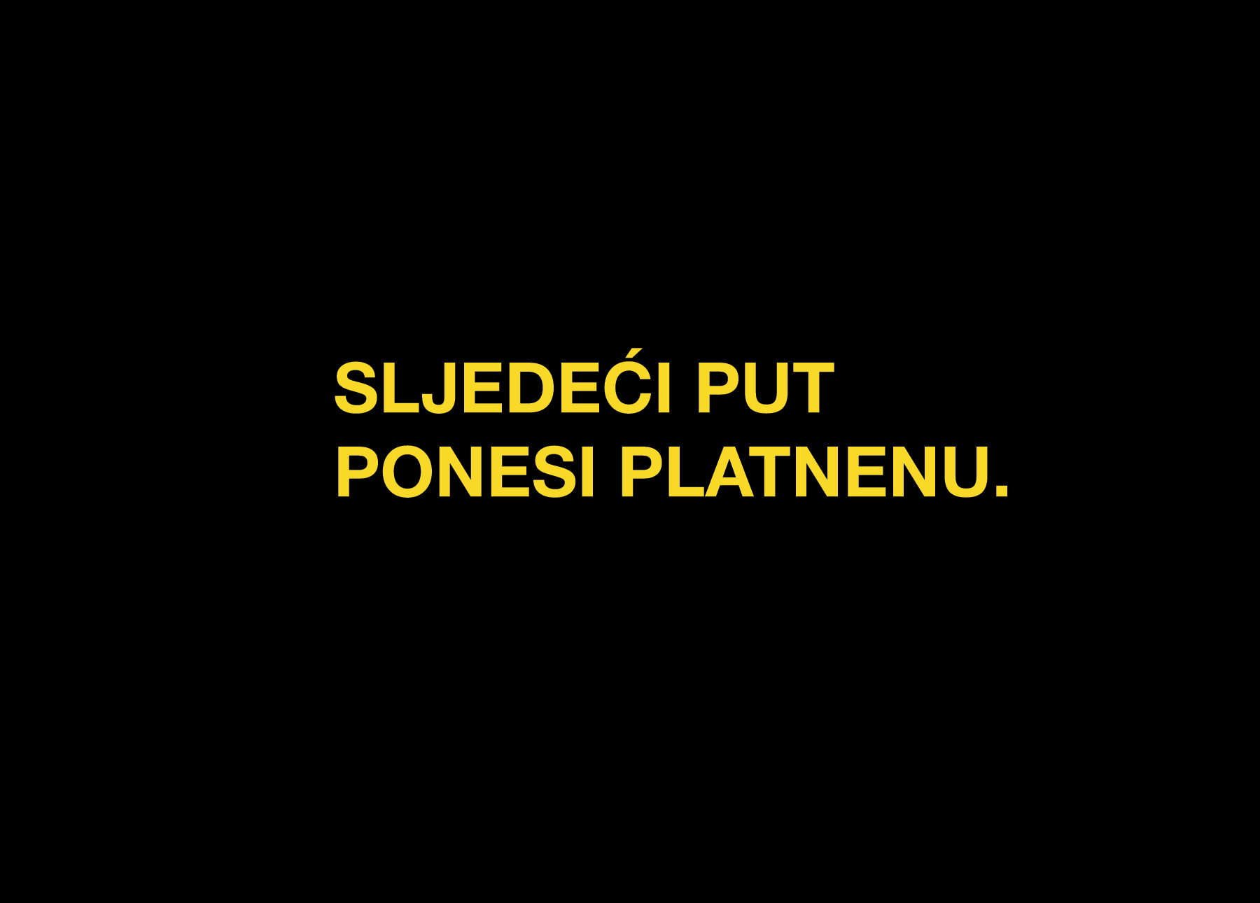 "Next time bring a cloth shopper bag."