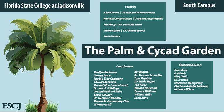 Signage - The Palm & Cycad Garden Sign (1/2) 