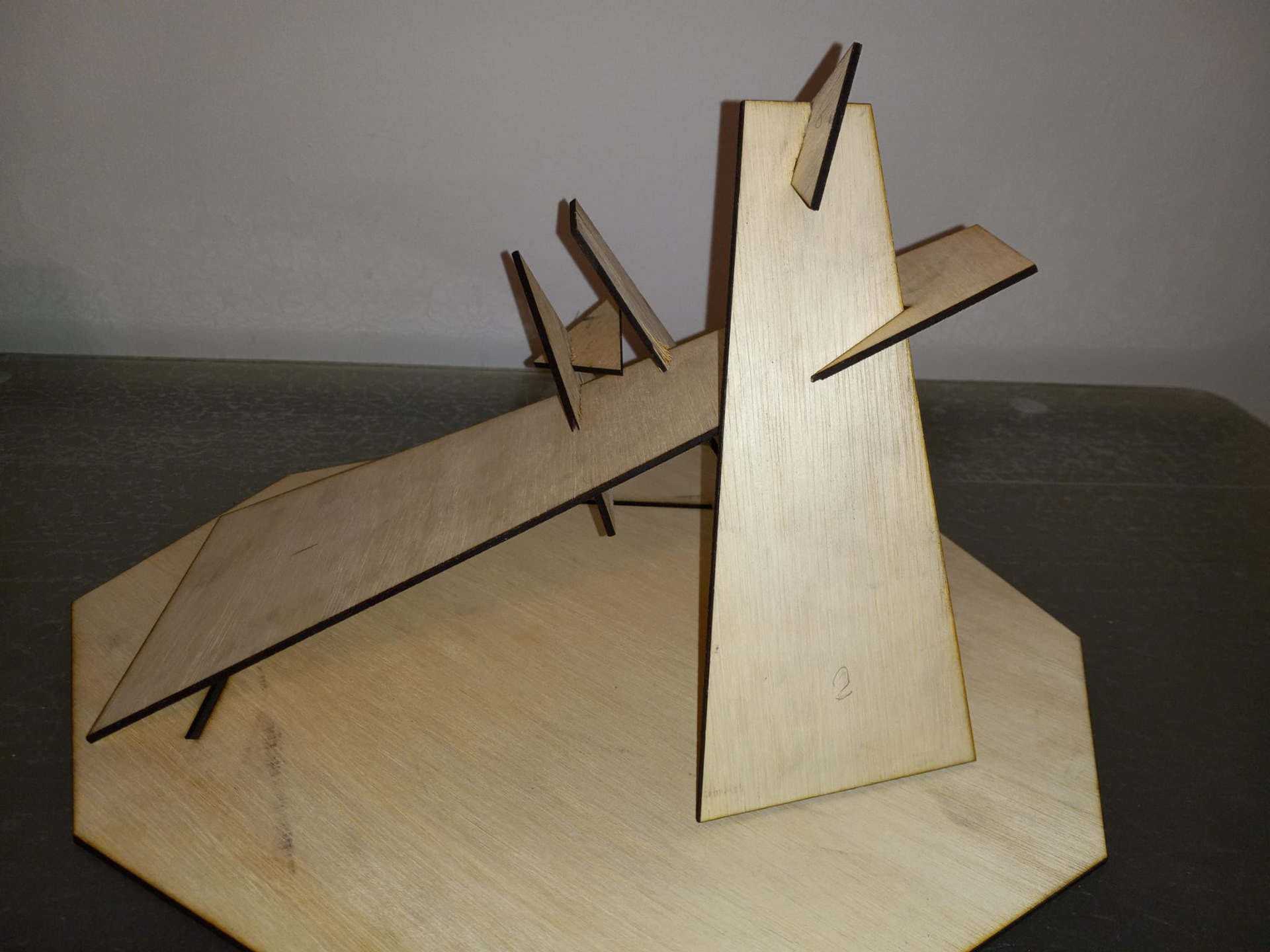 Left View of Abstract Laser Planar (02-21-24)