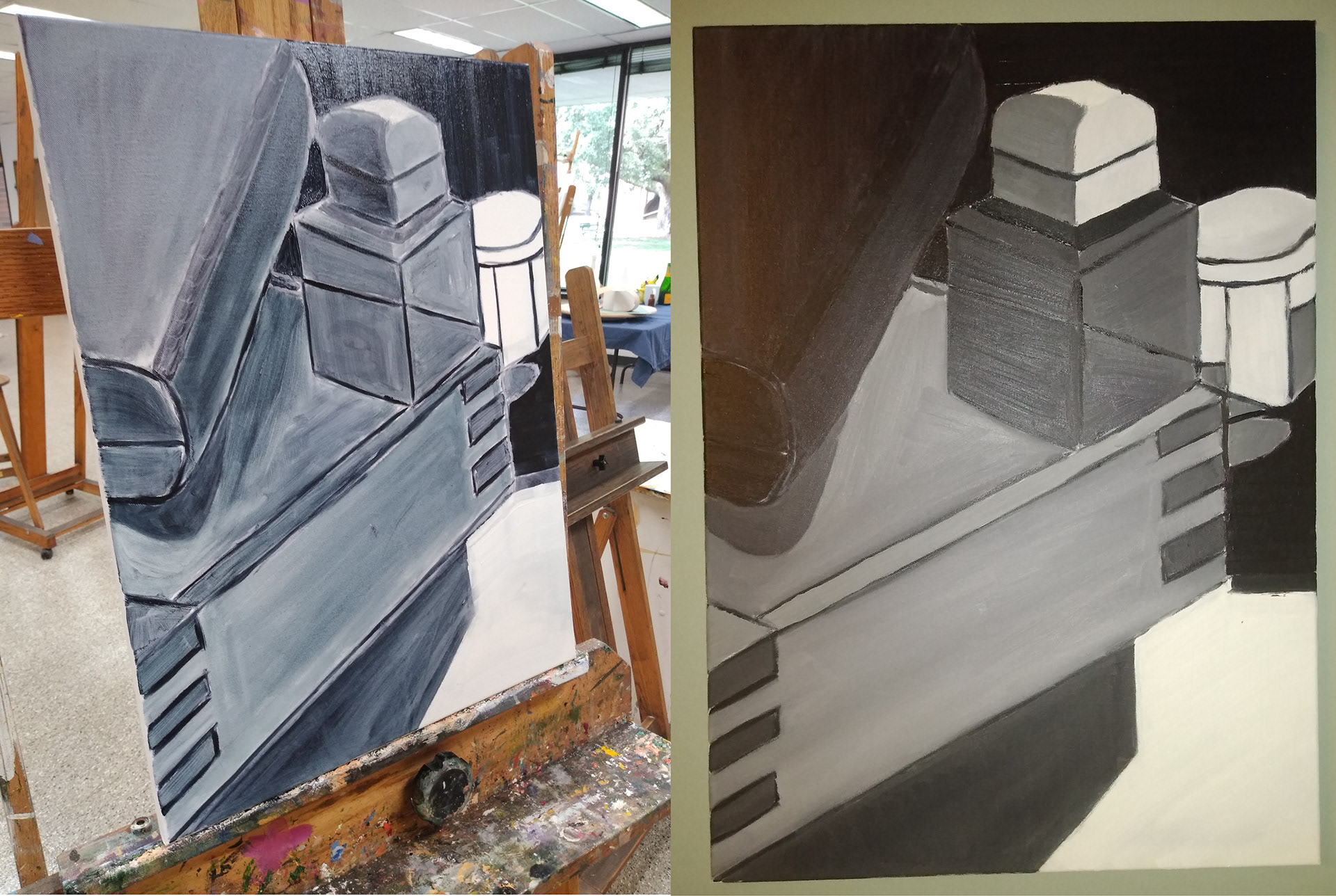 ART2500C - Black and White Still Life Painting