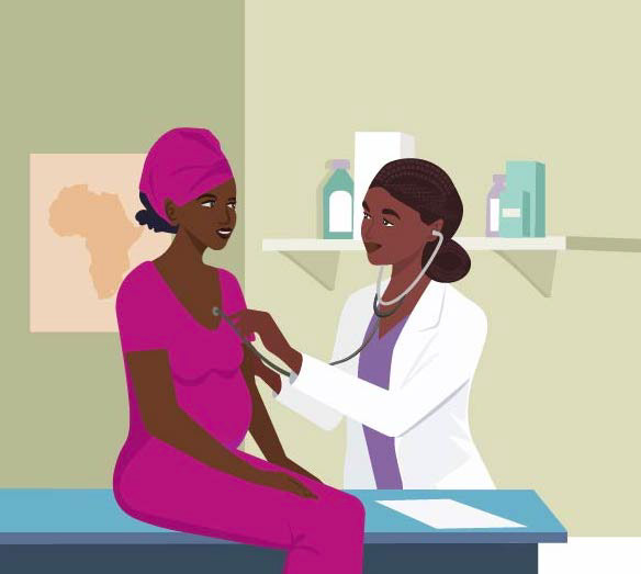 Illustration for Africa CDC Magazine
