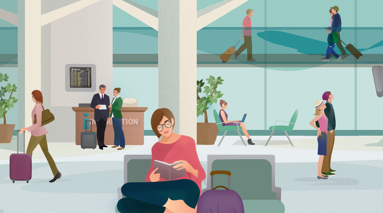 Illustration for Living Mag UK