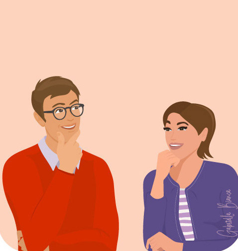 Spot illustration for Youtube video tutorial "La Belle Adresse" - client : HENKEL