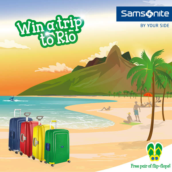 Advertising campaign - client : Samsonite Belgium