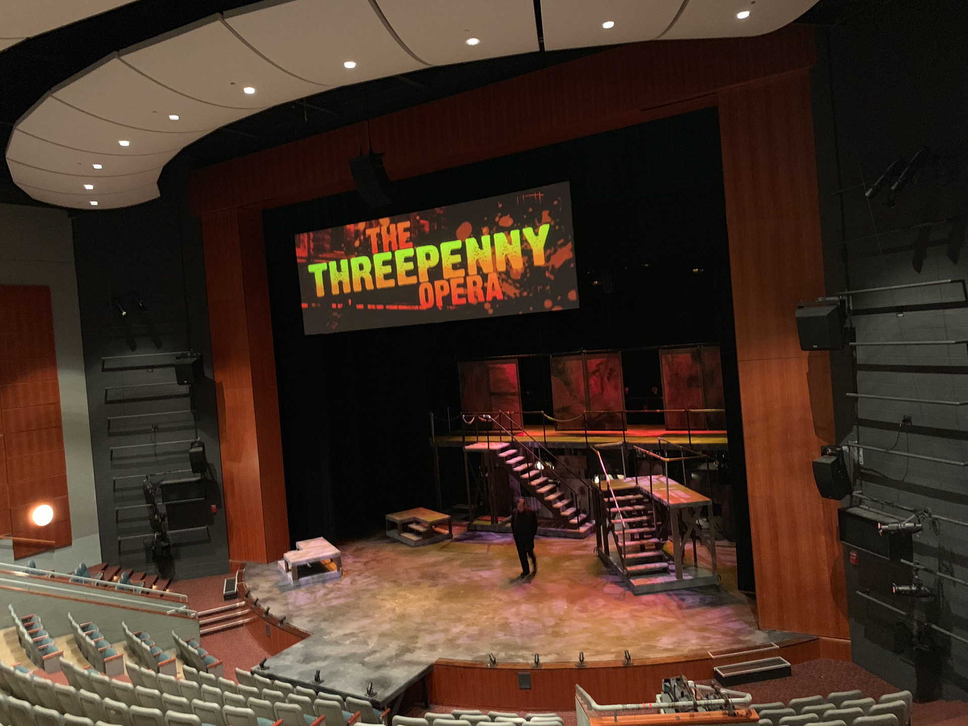 Preshow Look from House Left