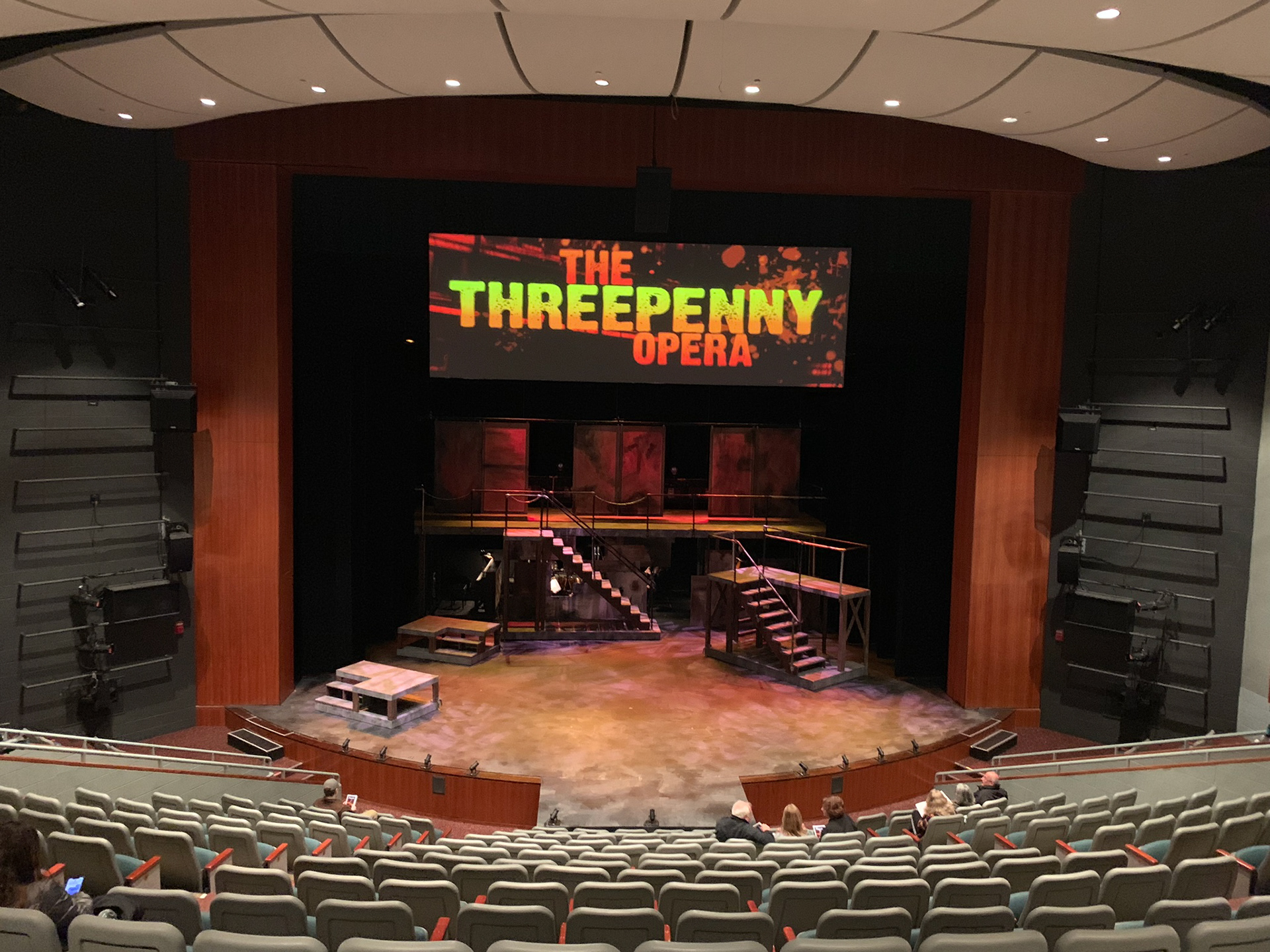 Preshow Look from back of house