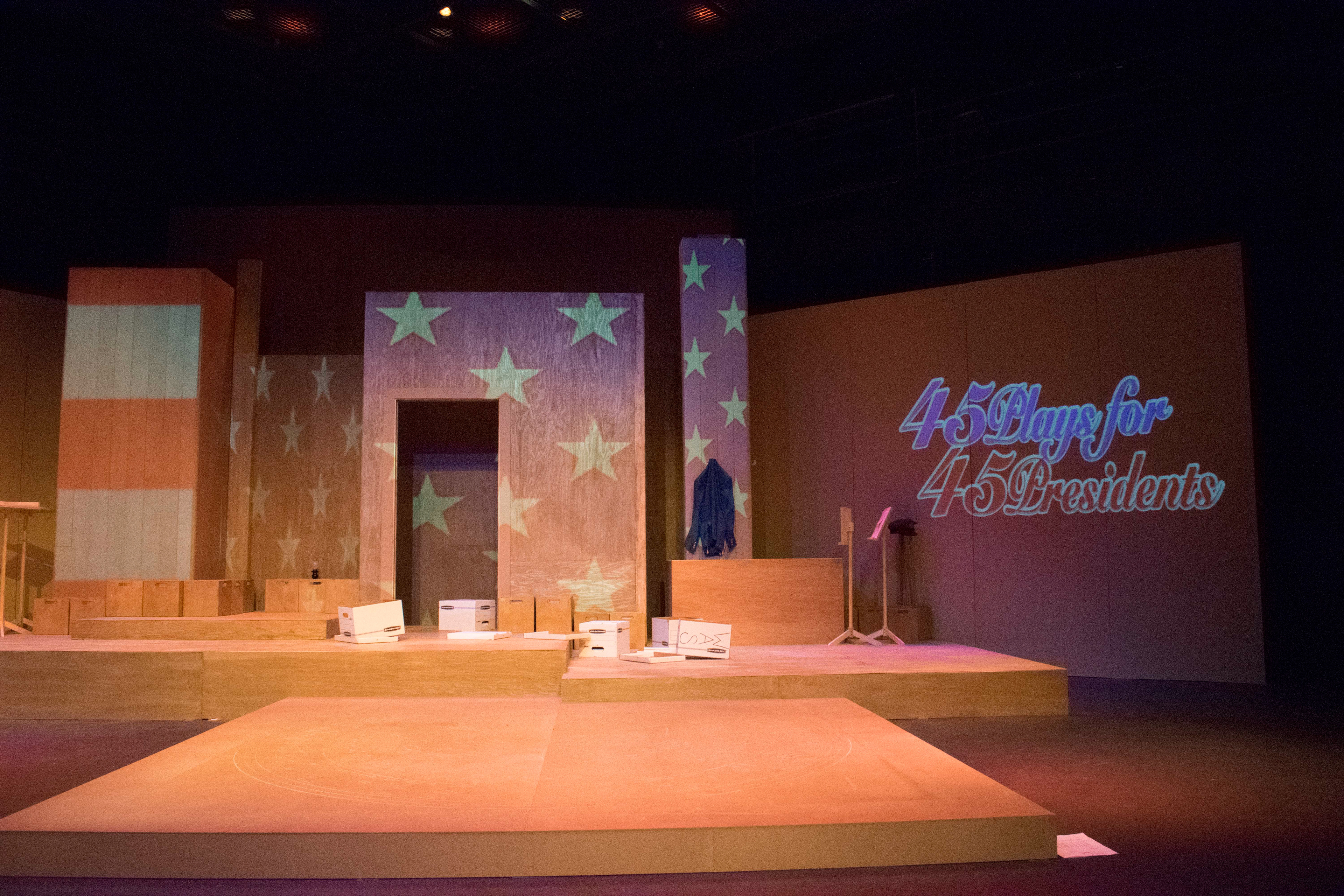 45 Plays for 45 Presidents Finale look