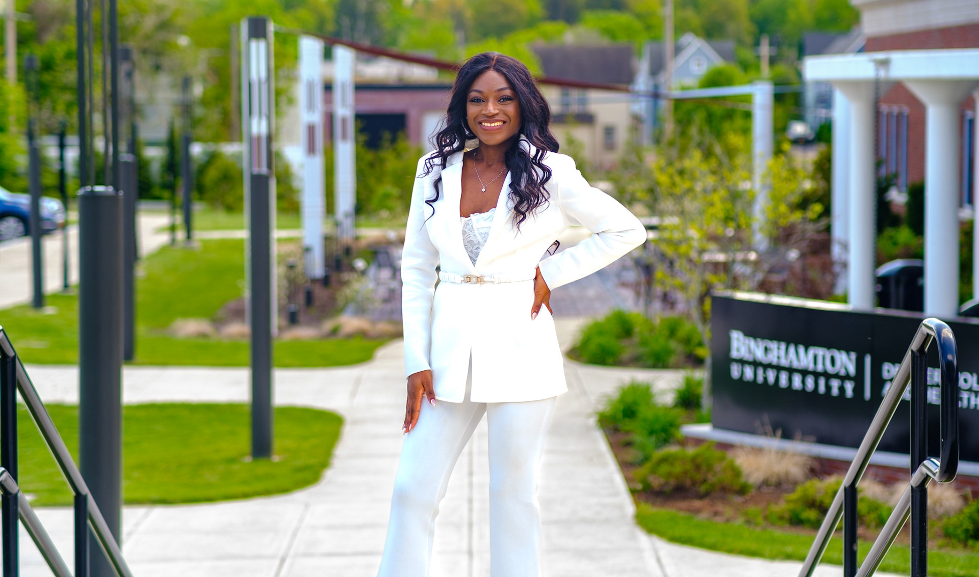 Binghamton graduation photo