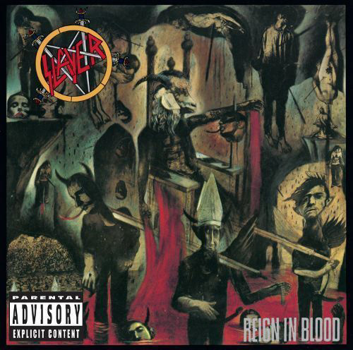 Reign in Blood album cover, the artwork belongs to Def Jam Records