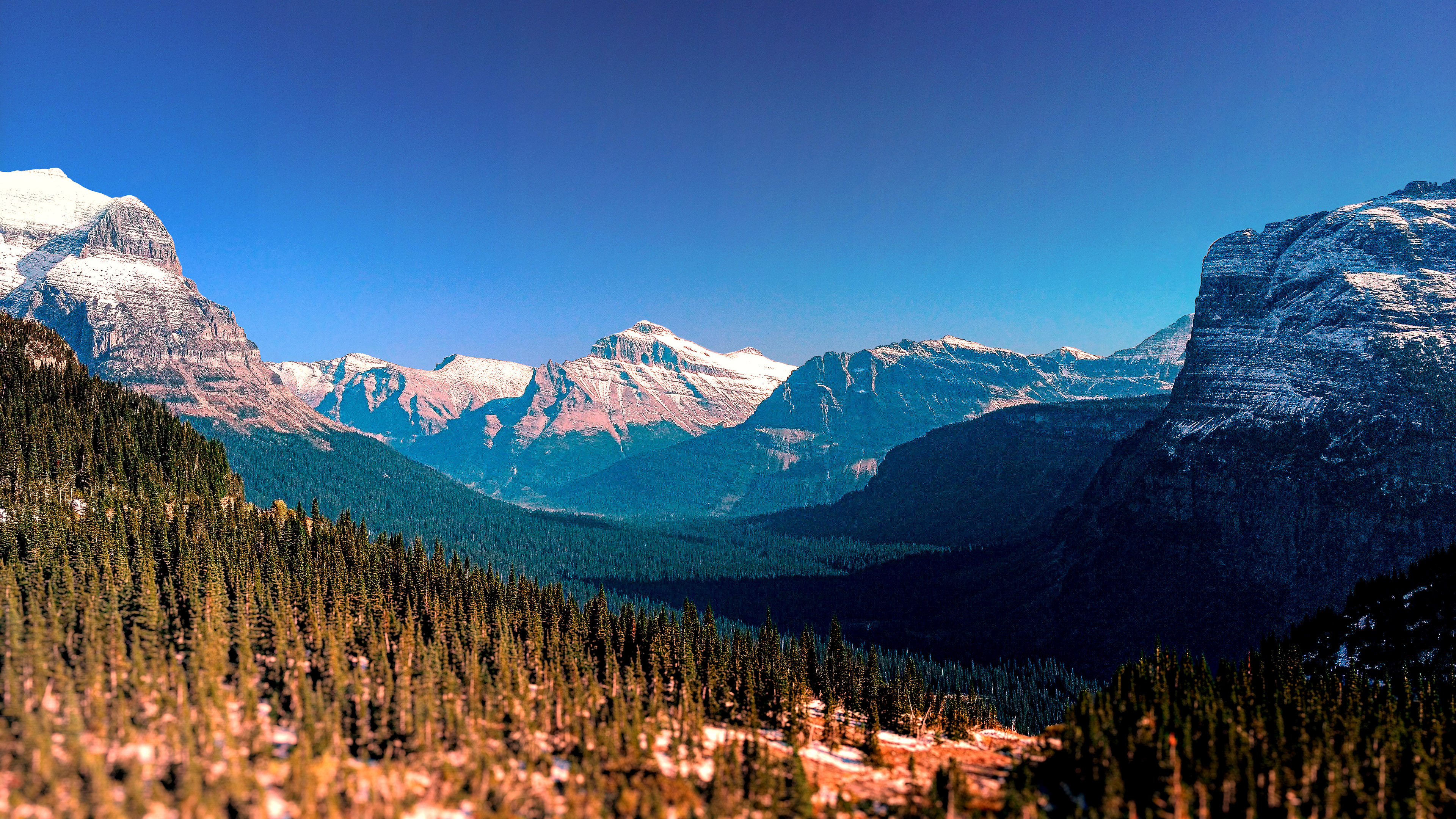 Photo I took of the Continental Divide at Logan Pass, Glacier National Park, Montana