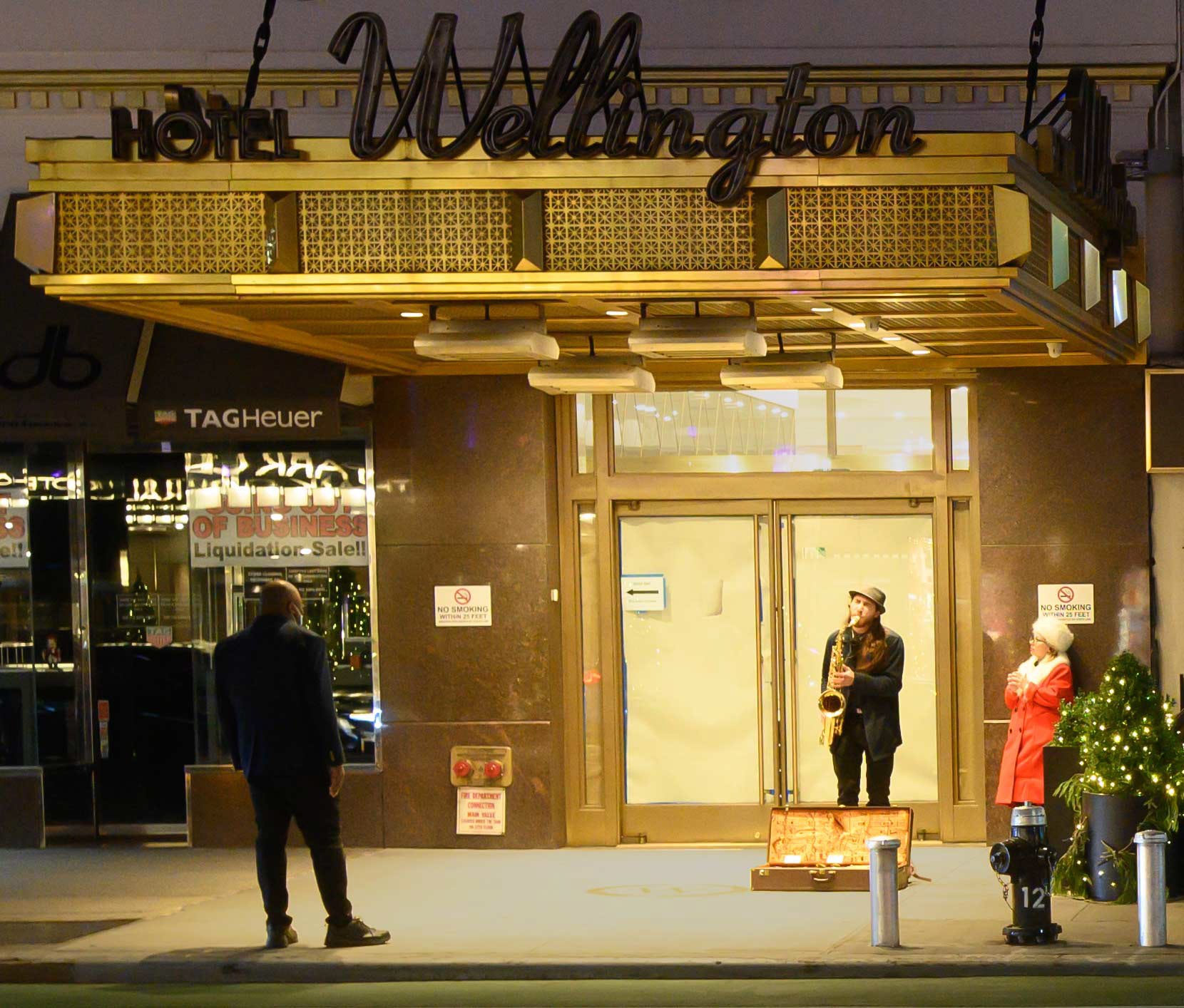 This Manhattan Street Scene had an Edward Hopper feeling I tried to capture.