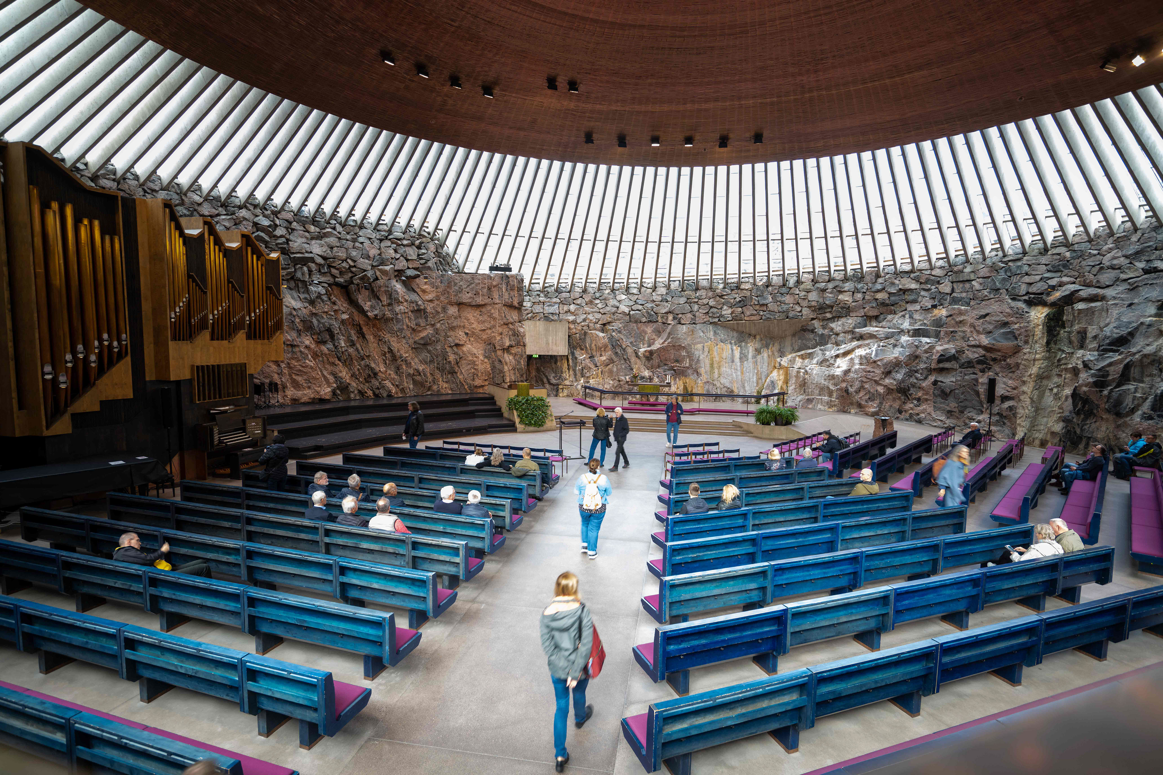 Helsinki Church carved out of solid rock