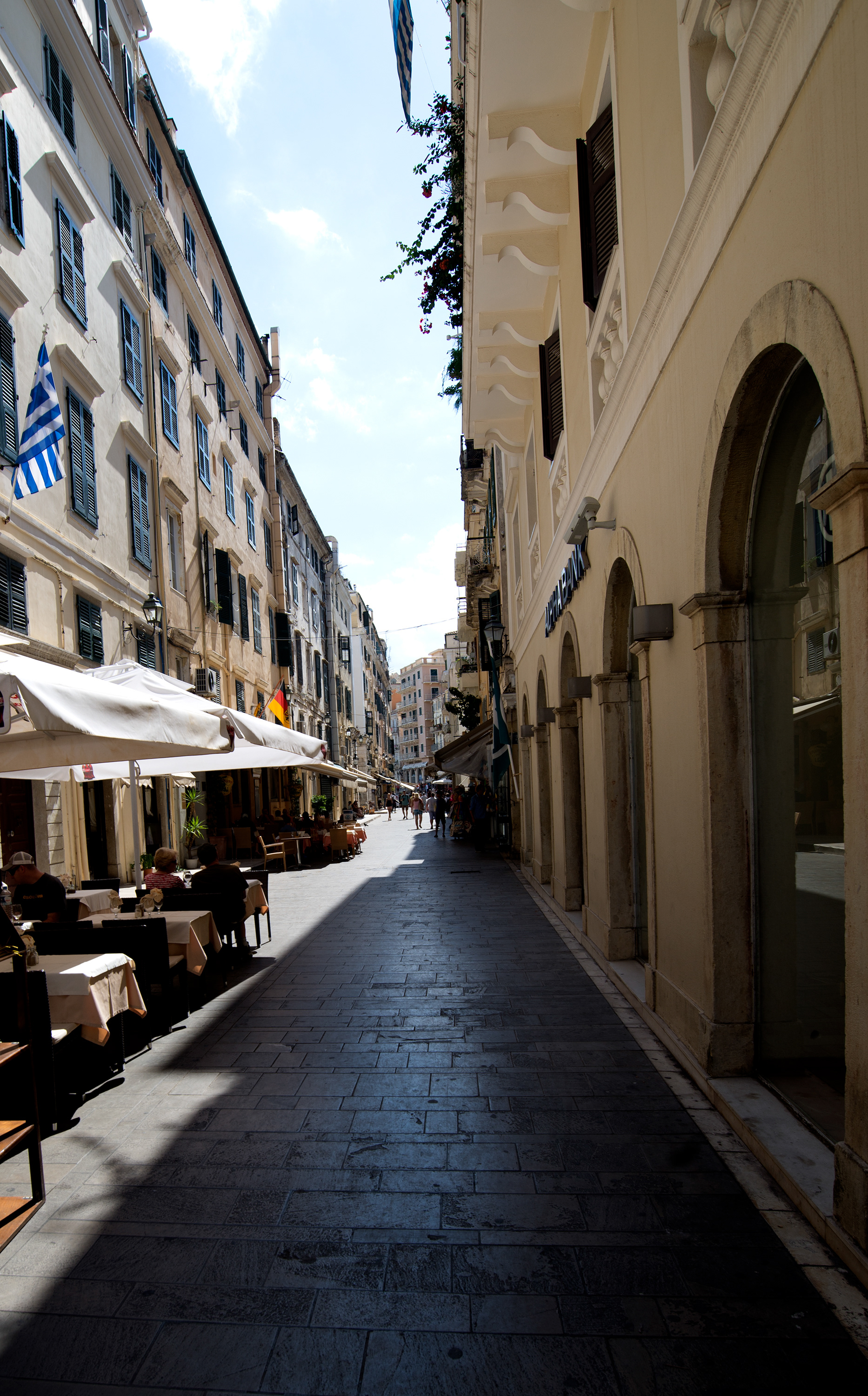 Narrow streets were a defense against invaders