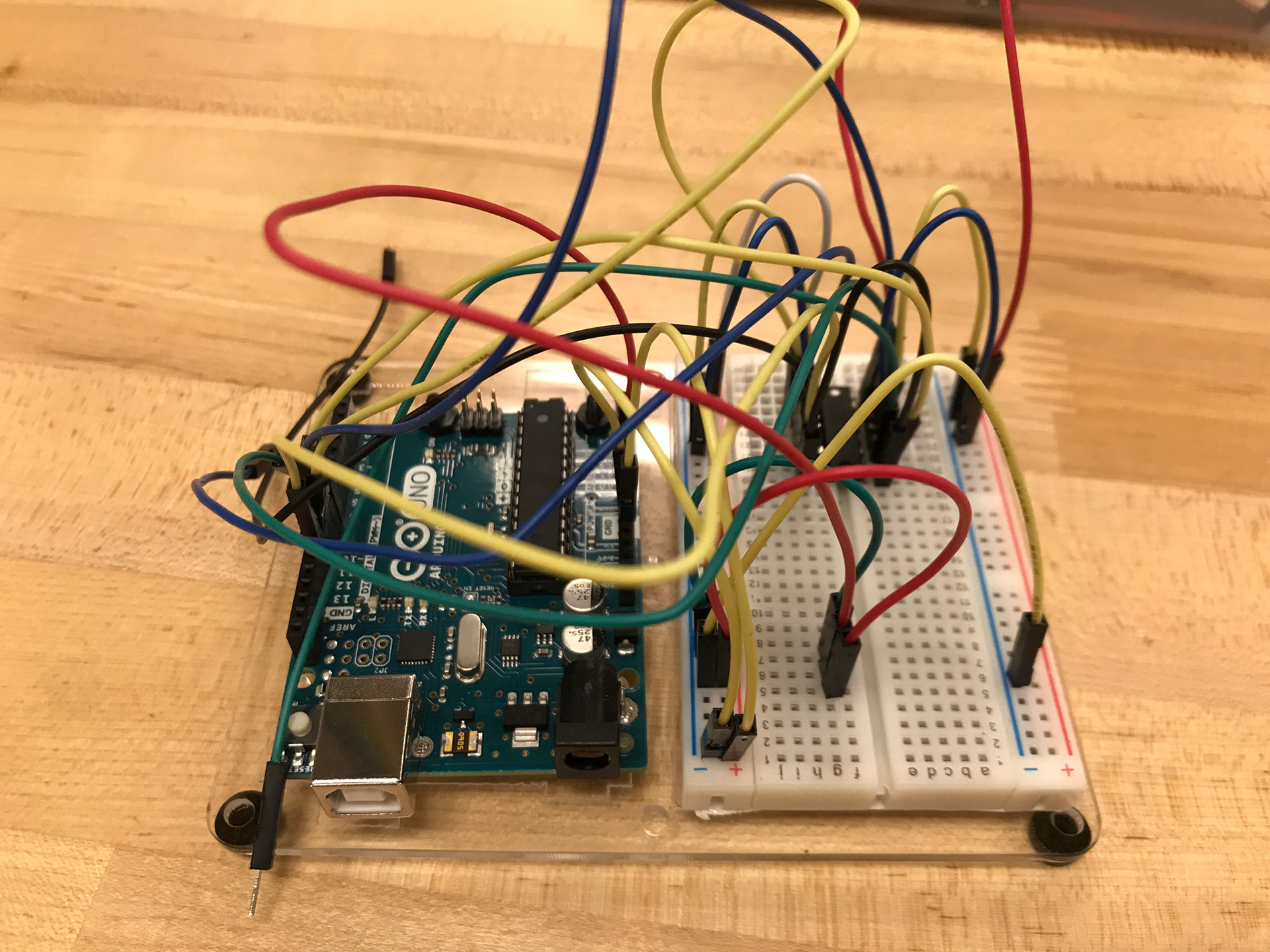 Electronics testing with microcontroller