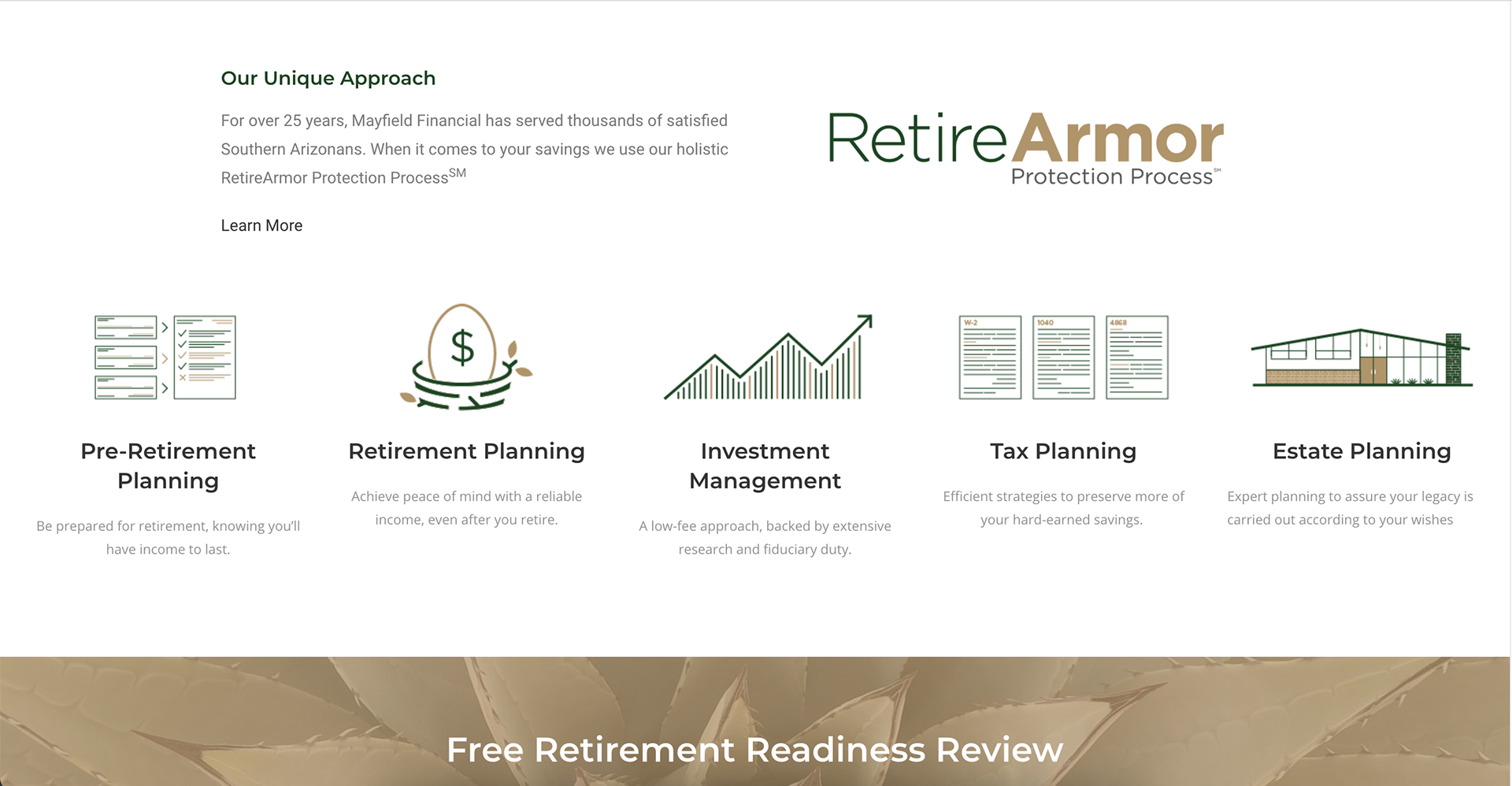 Custom Icons created for company Services