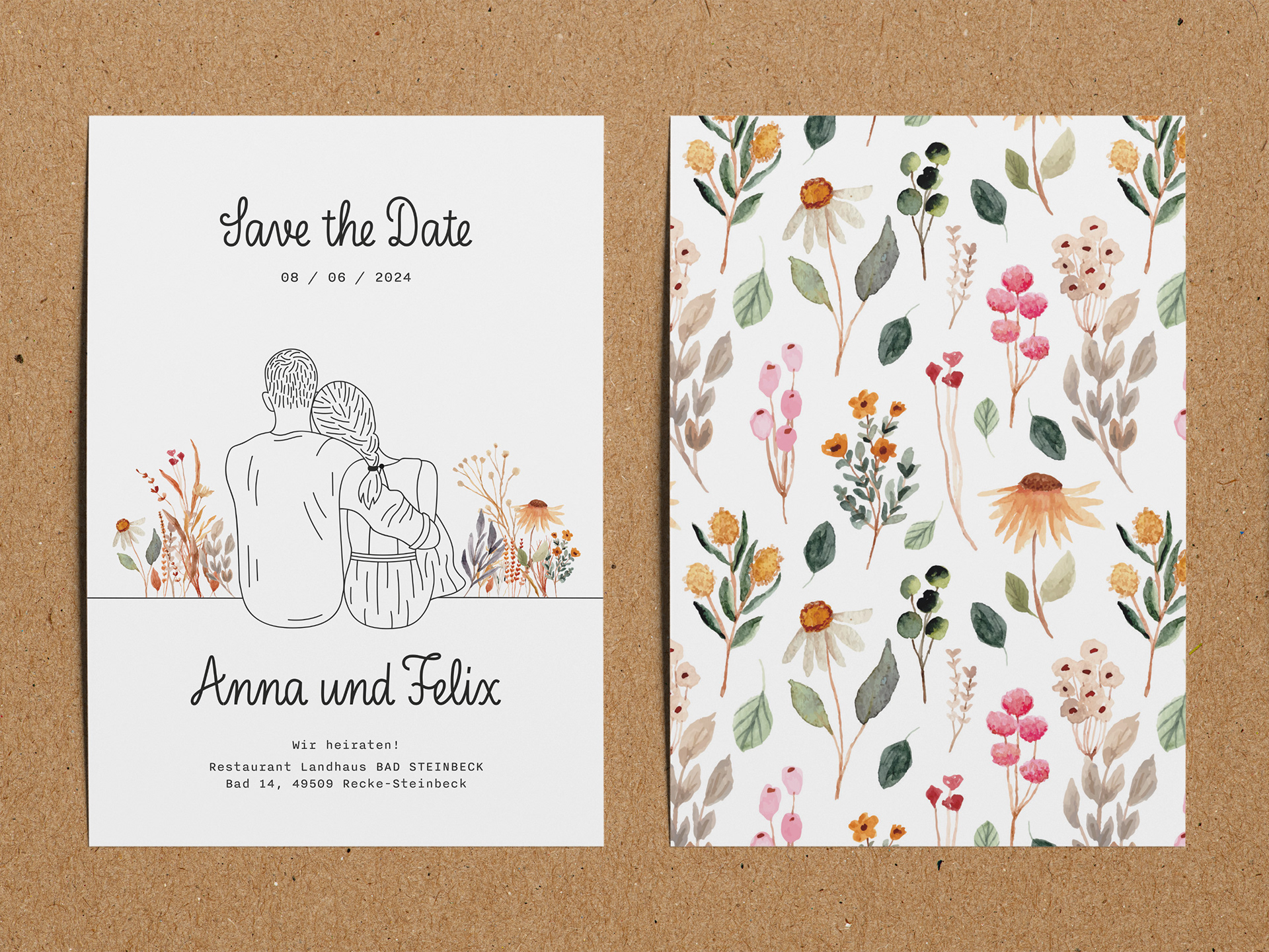 Save the Date Karte A6