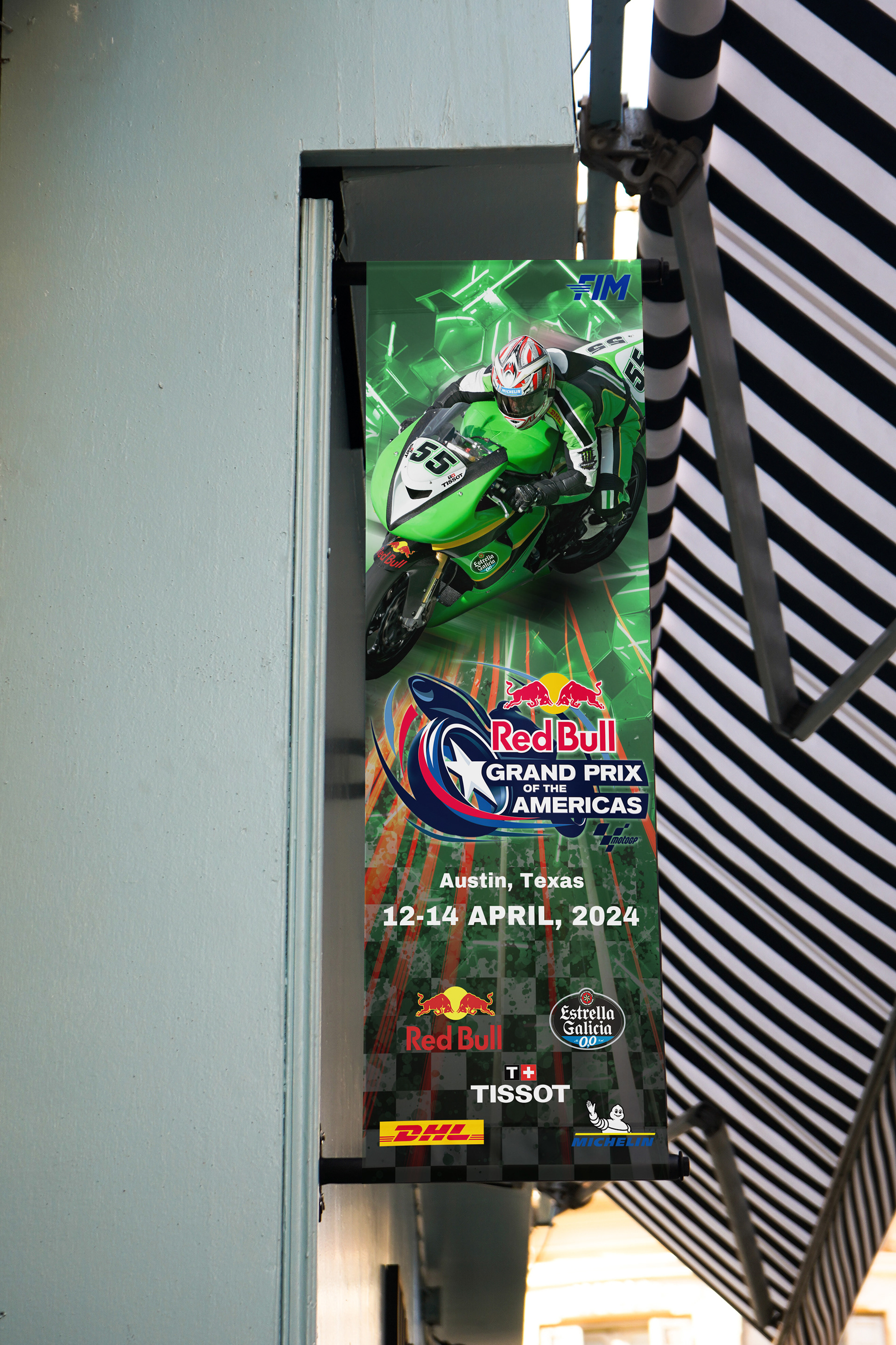Street Banner Mockup