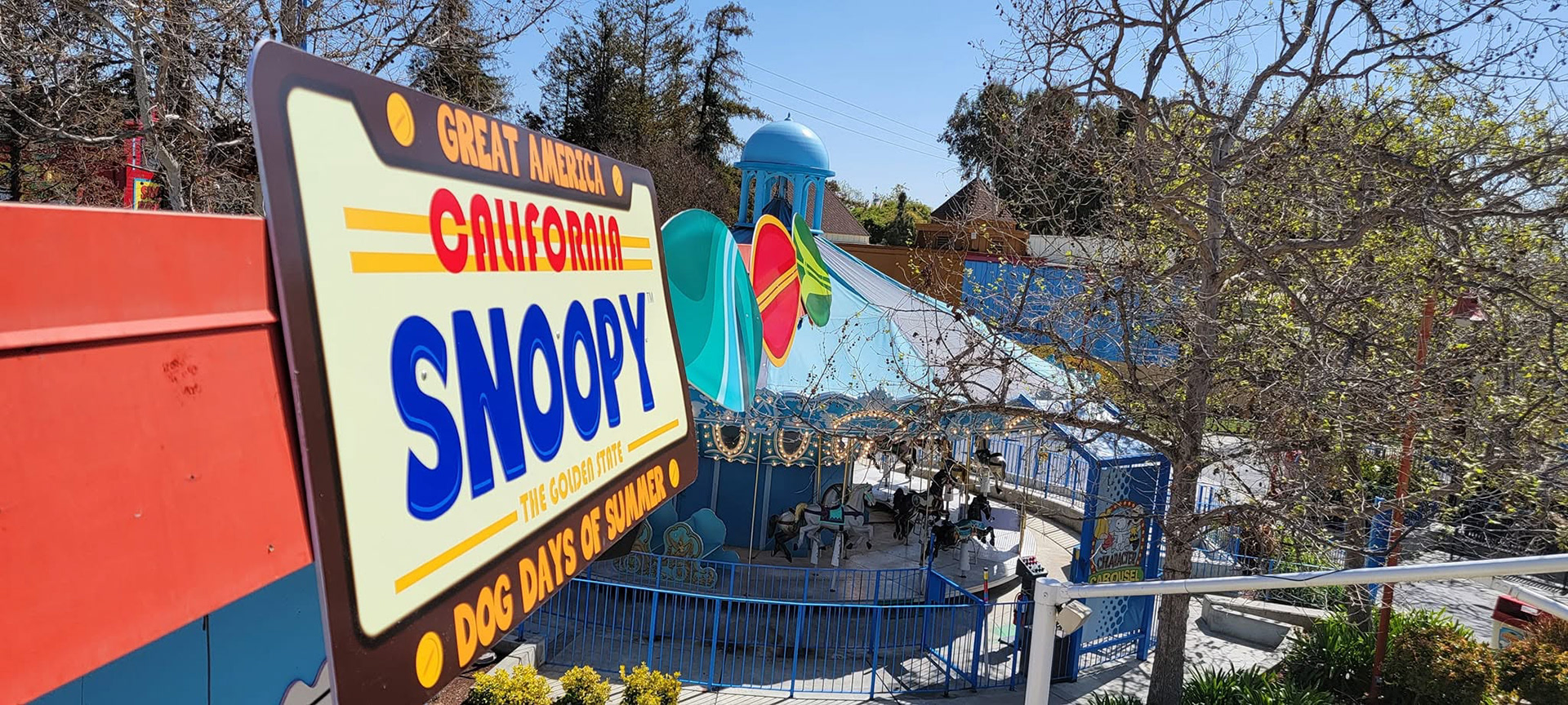 Scenic elements for the "Dog Days of Summer" show