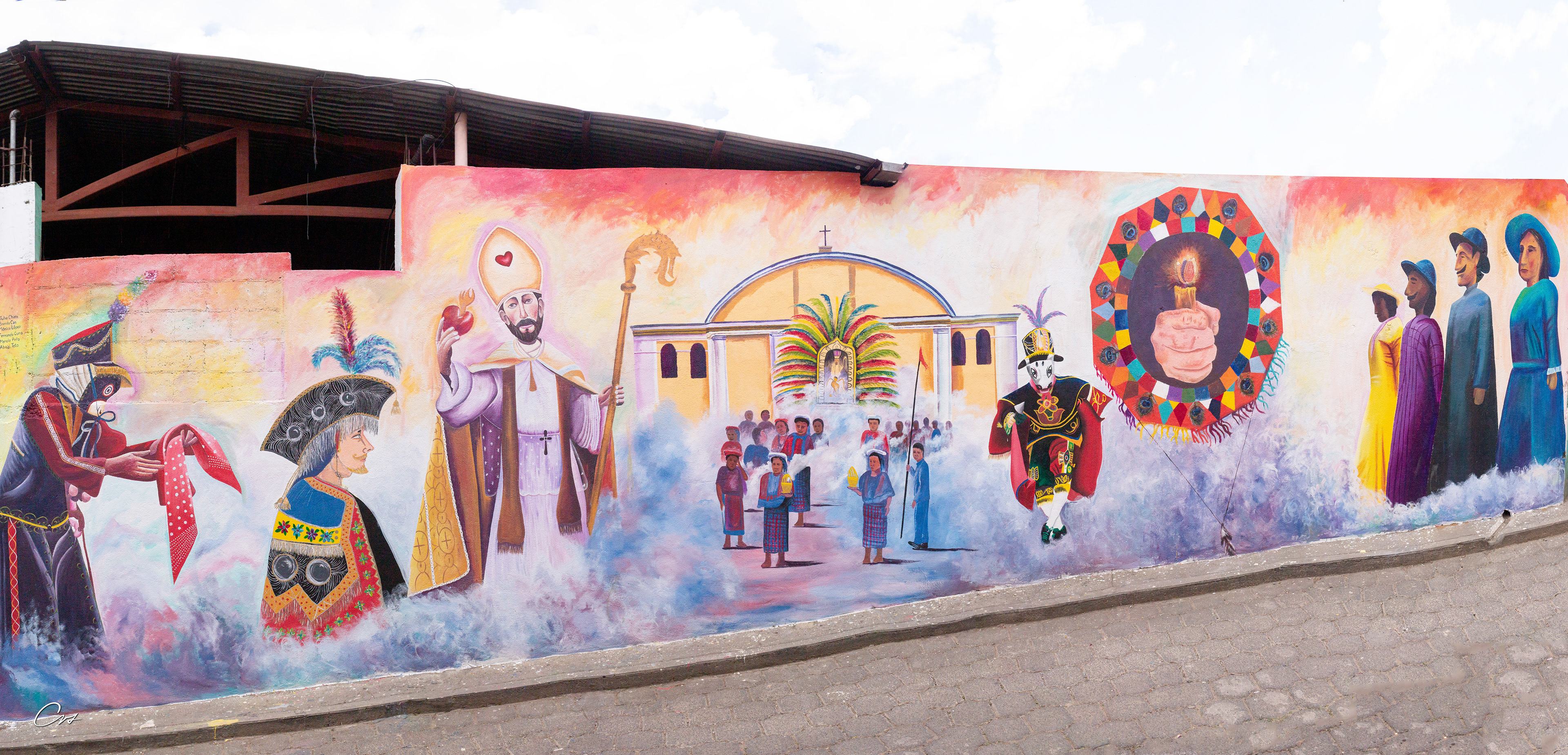 TÍTULO: FERIA PATRONAL DE SUMPANGO 28 DE AGOSTO. AUTORES: MANOLO PEÑA, FERNANDO CUMA, JULIO CHIRIX, MONICA LOPEZ, BRENDA CAN TELEGUARIO DE SAN FRANCISCO ZAPOTITLÁN, SUCHITEPÉQUEZ, DE PATZÚN CHIMALTENANGO, DE SAN JUAN COMALAPA, CHIMALTENANGO Y DE SANTA MARÍA DE JESÚS, SACATEPÉQUEZ.