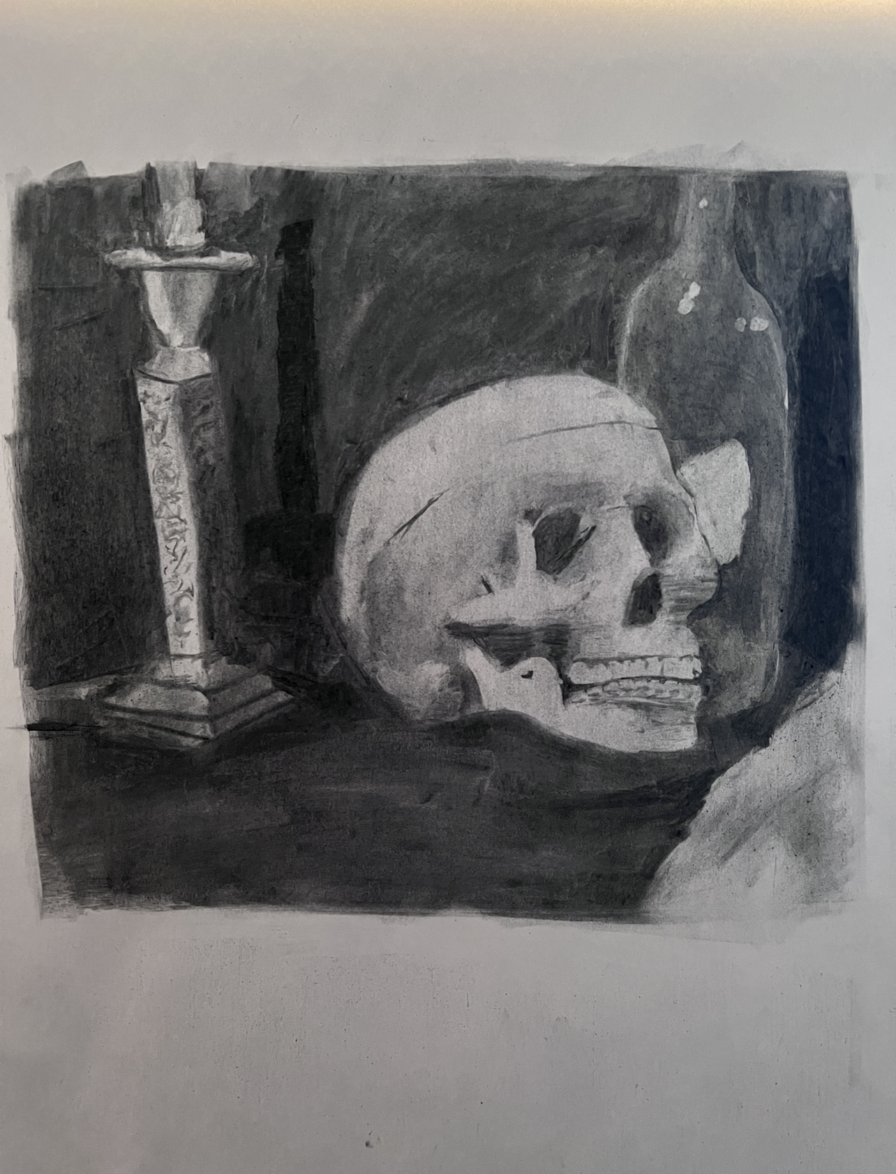 Still Life #3 - Reductive Charcoal