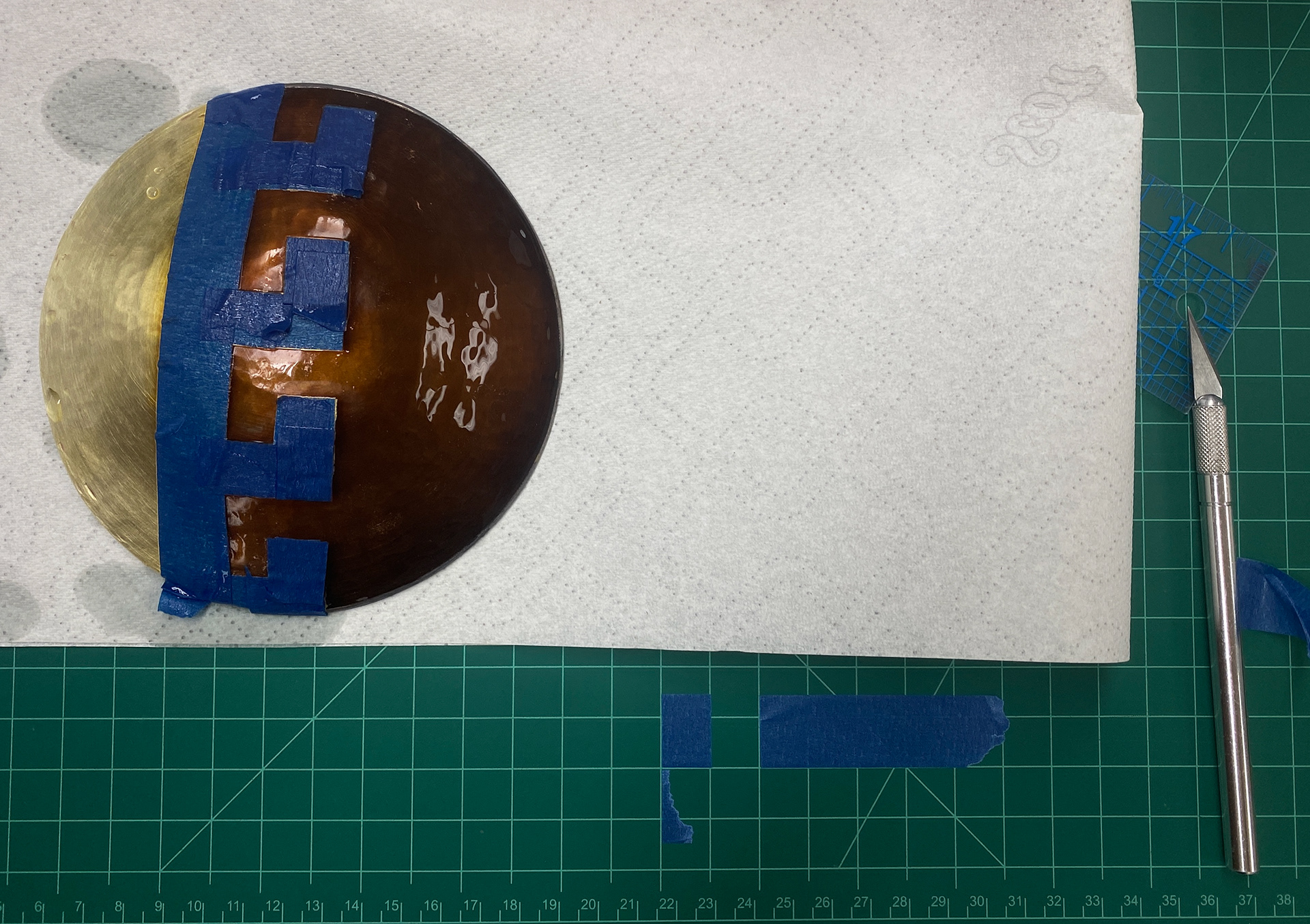 Masking and Patination