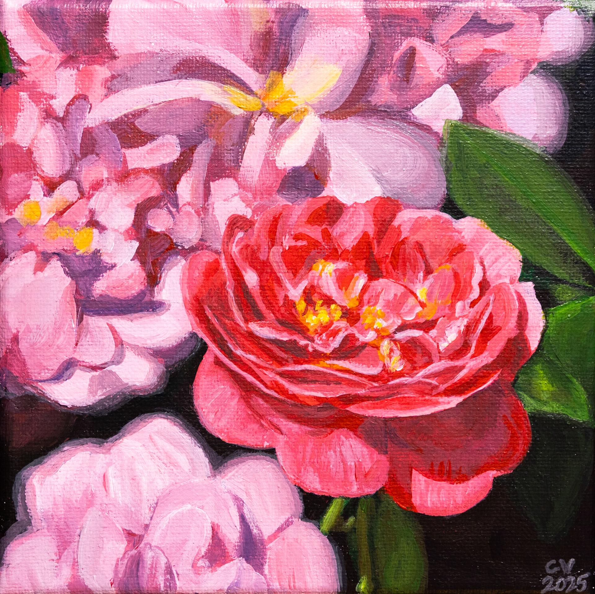 Standout - 6"x6" acrylic on canvas. Available