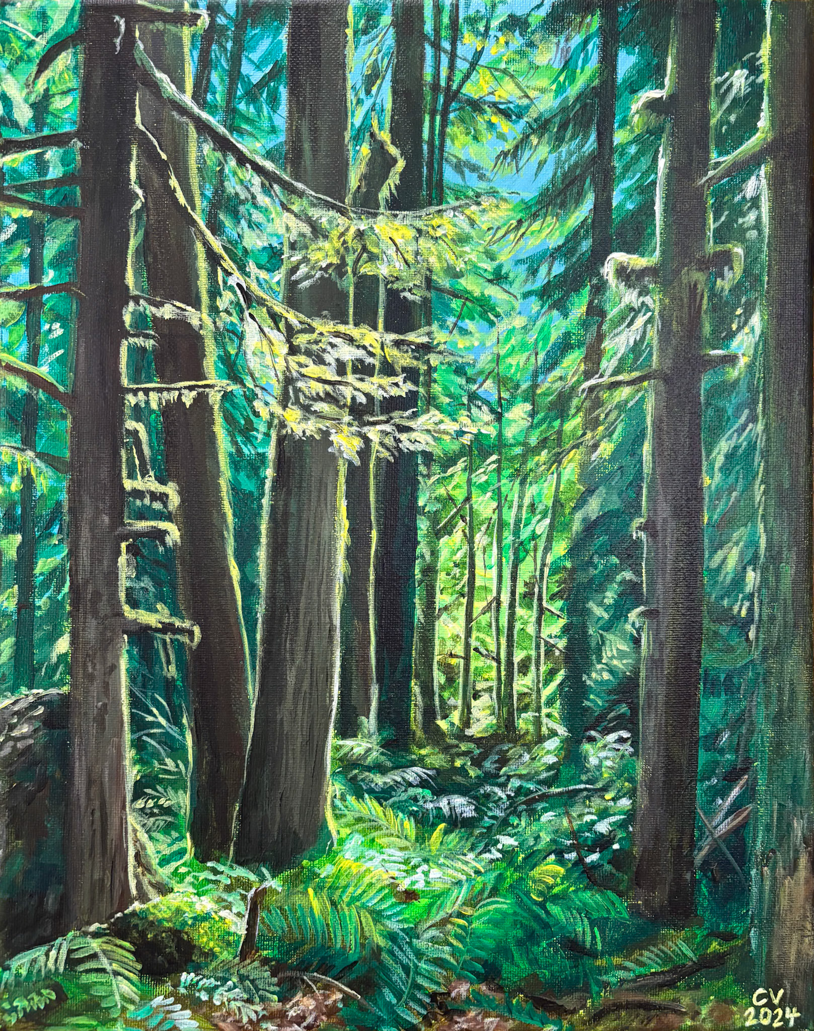 Afternoon Sunlight - 11x14", acrylic on canvas, gallery wrapped. Available