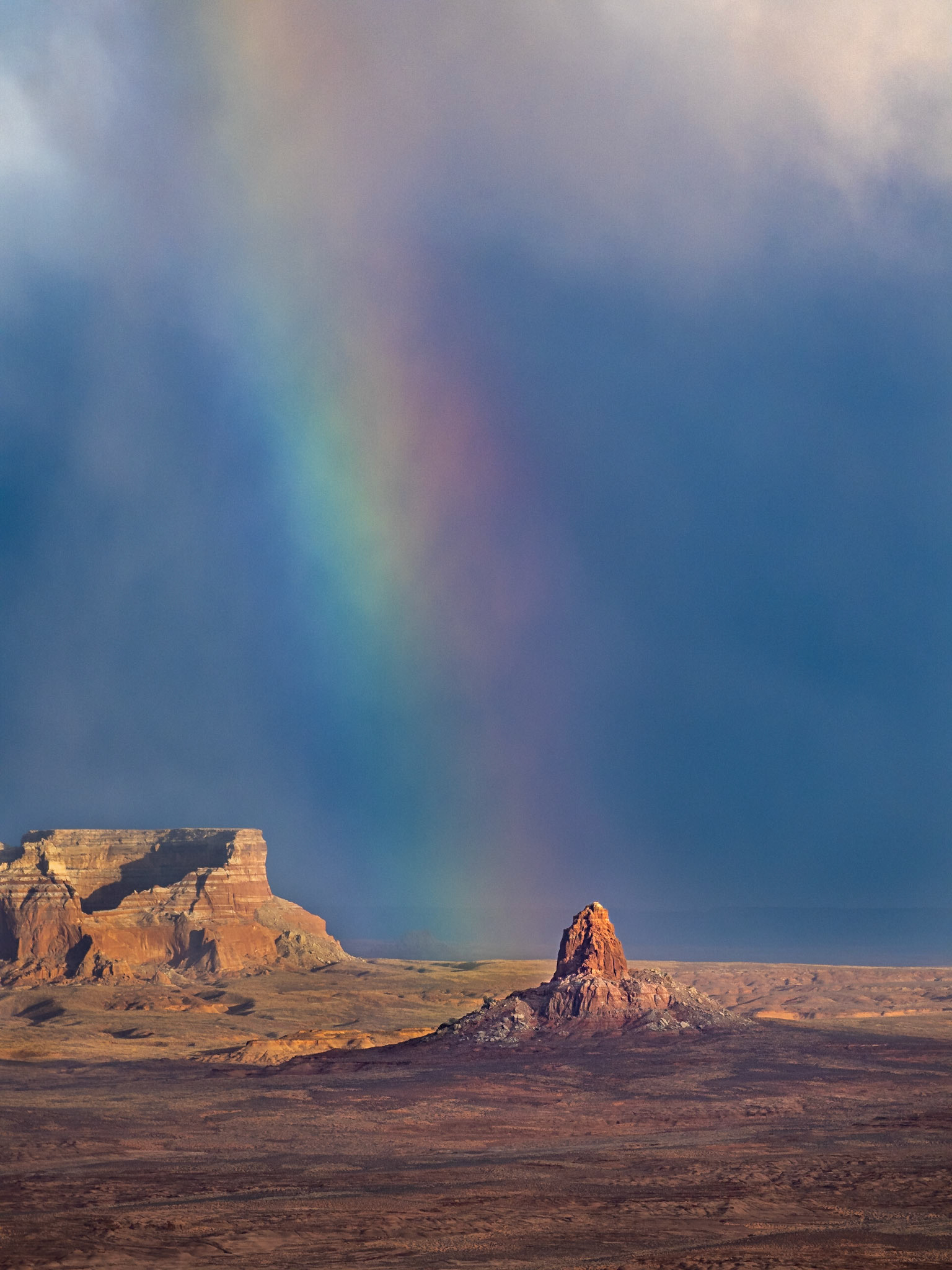 Storms bring rainbows, too