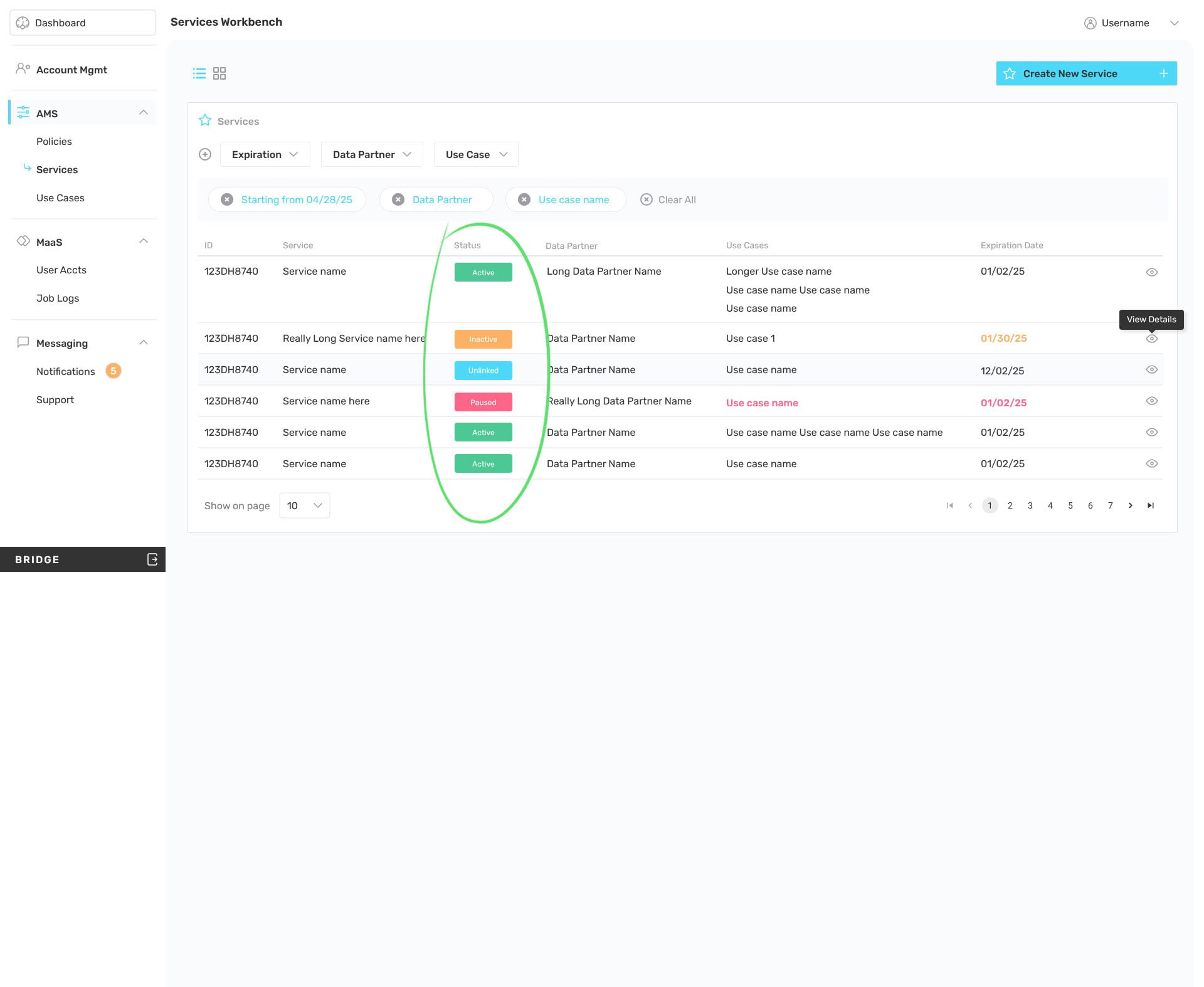 High Fidelity: List, Status