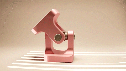 Universal Joint animation made with blender. Satisfying loop with pink and beige colours.