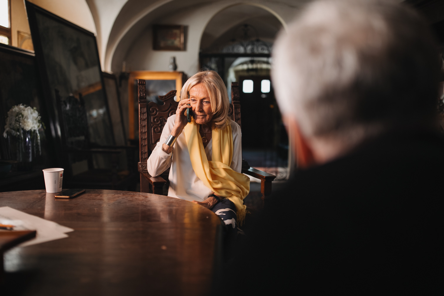 MAKING OF - TV COMMERICAL A. MUCHA EXHIBITION - ARCHITECT EVA JIRICNA