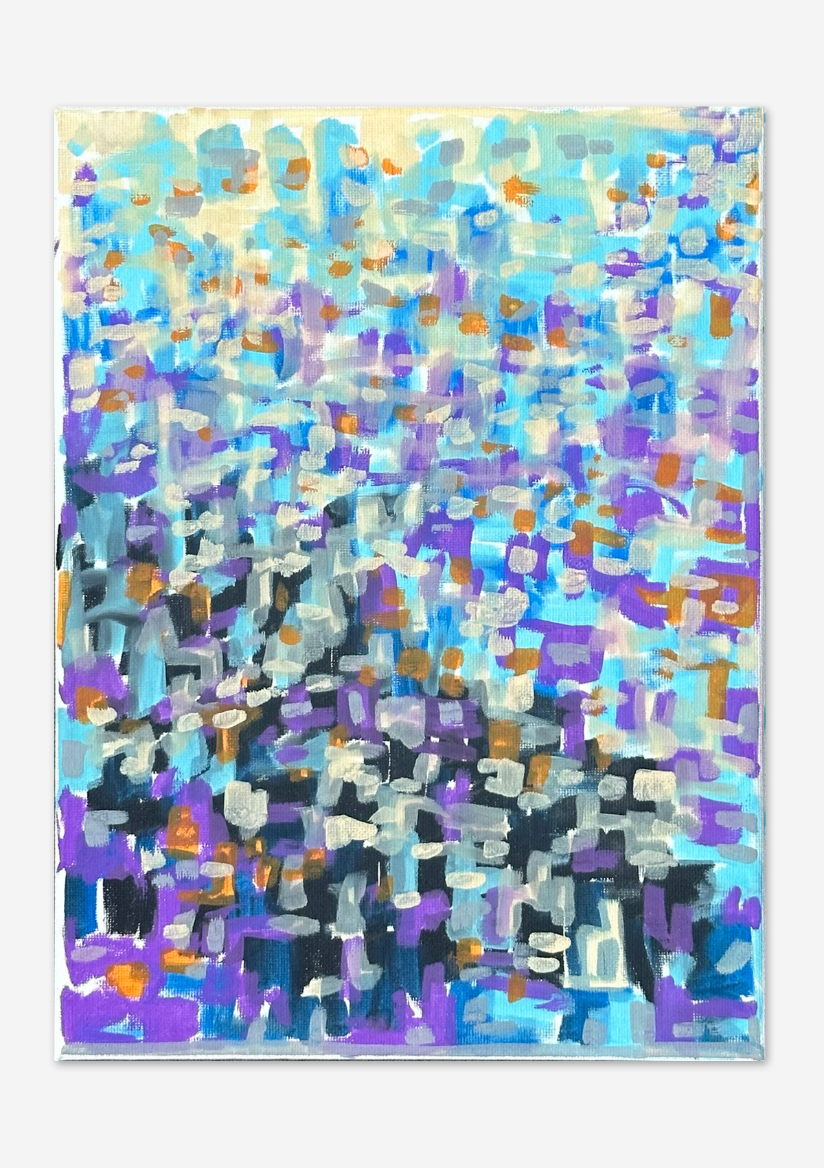 # 11, Acrylics paints on canvas, 9"x 12"