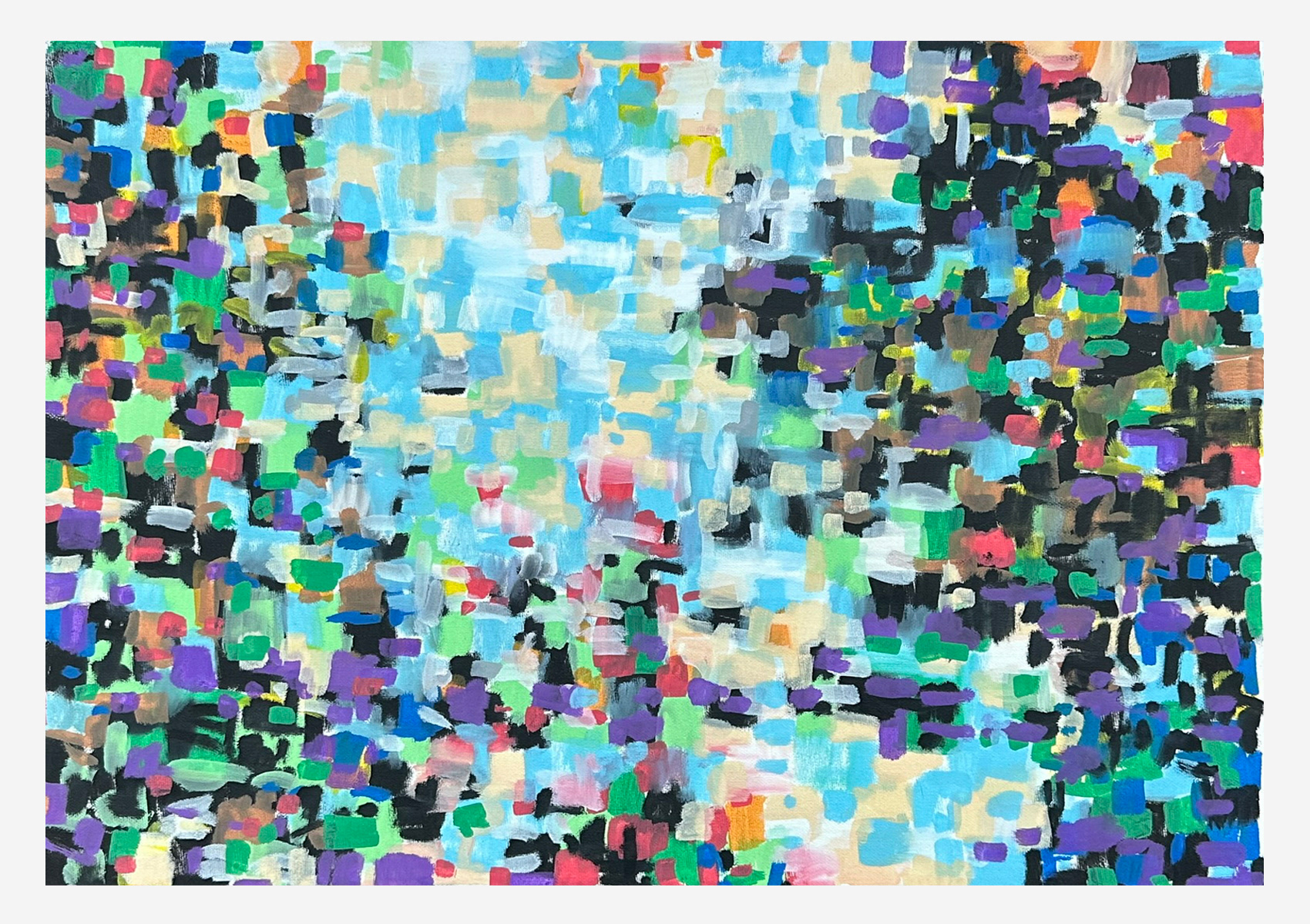 # 15 Acrylics paints on canvas, 20"x16