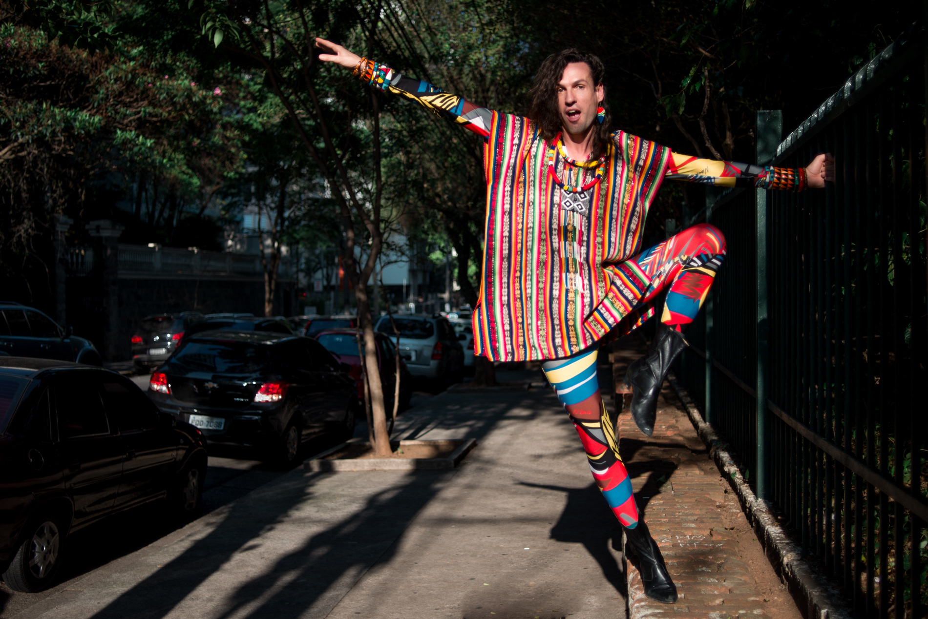 O estilista Dudu Bertholini posa para foto em Higienópolis, São Paulo, em agosto de 2014